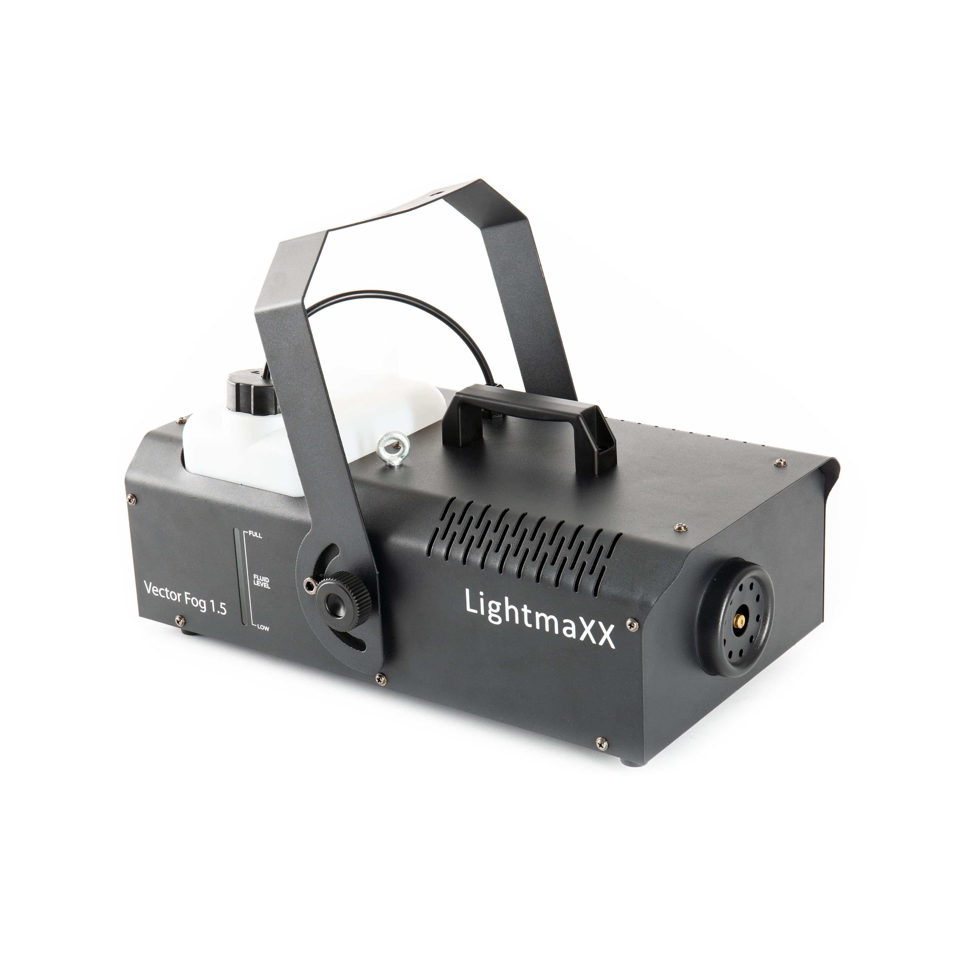 1500 Rem. Wireless Discolicht, Watt, lightmaXX 1.5 Vector DMX, - Fog Nebelmaschine