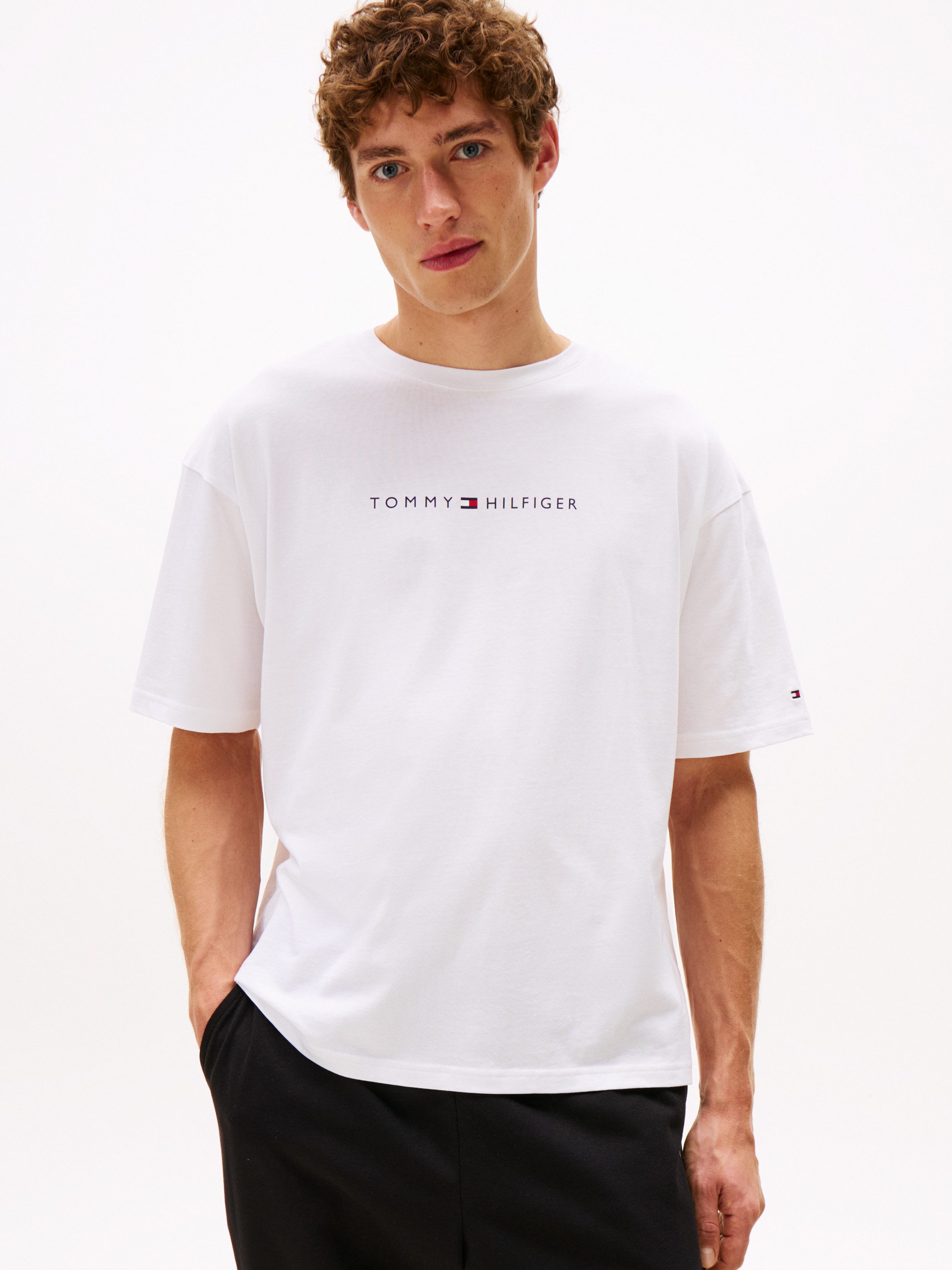 Tommy Hilfiger Underwear T-Shirt TEE CONT. LOGO mit Rundhals, normale Passf günstig online kaufen