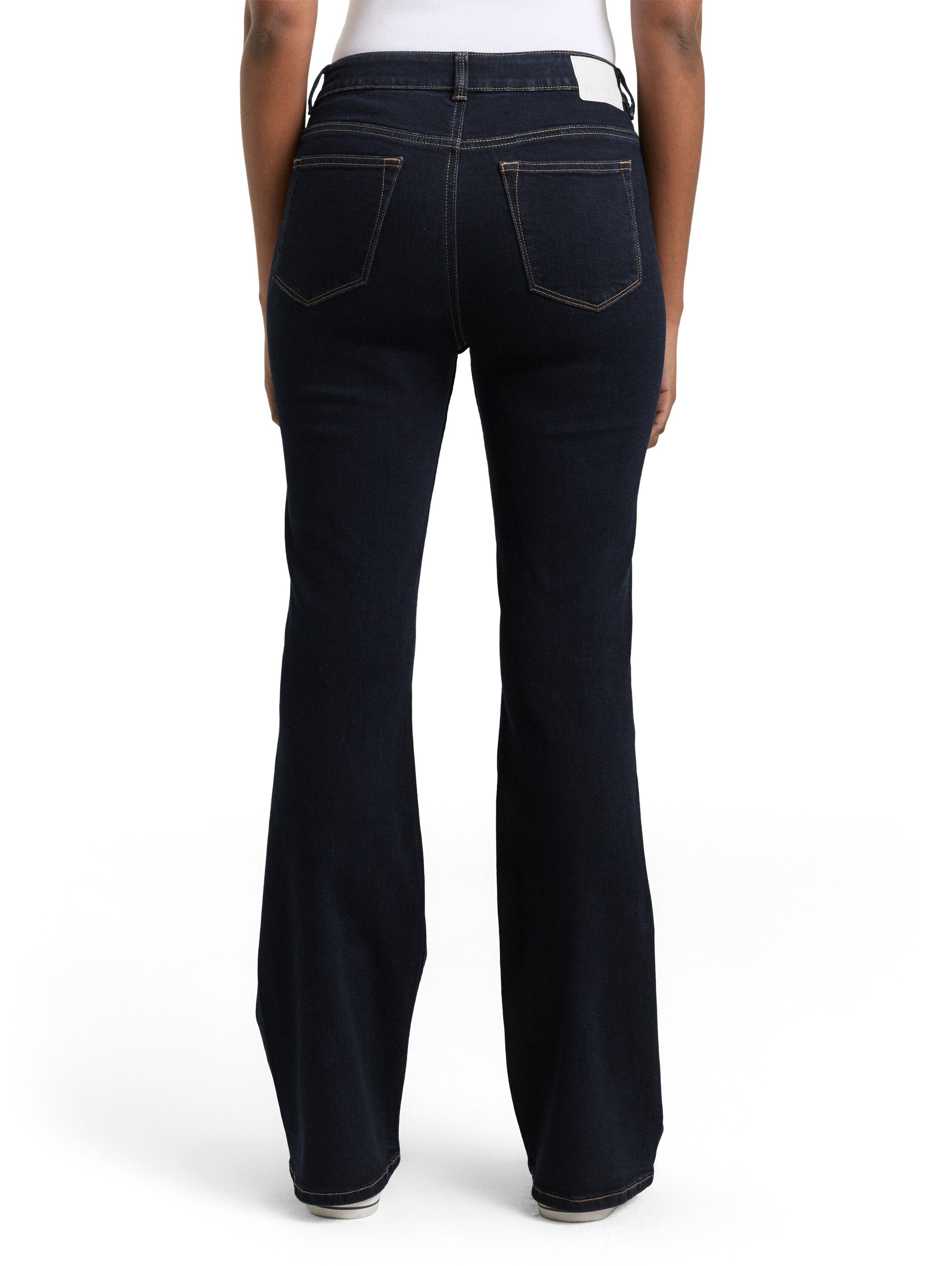 TOM TAILOR Denim Bootcut-Jeans AVA mit Taschen