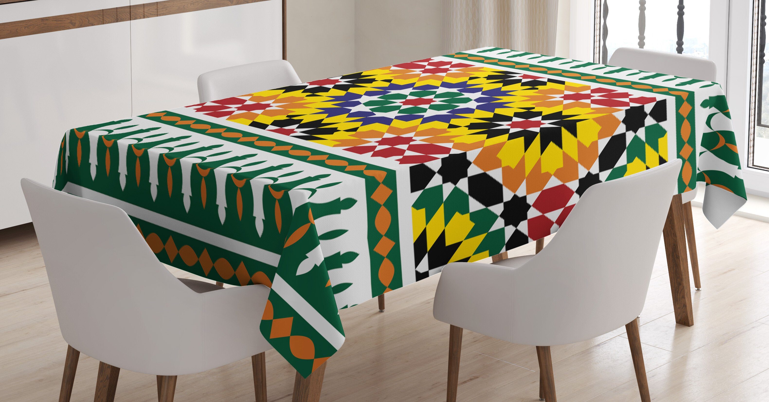 Abakuhaus Tischdecke Farbfest Waschbar Für Außen orientalisch Pattern den vibrant Klare geeignet Farben, Bereich