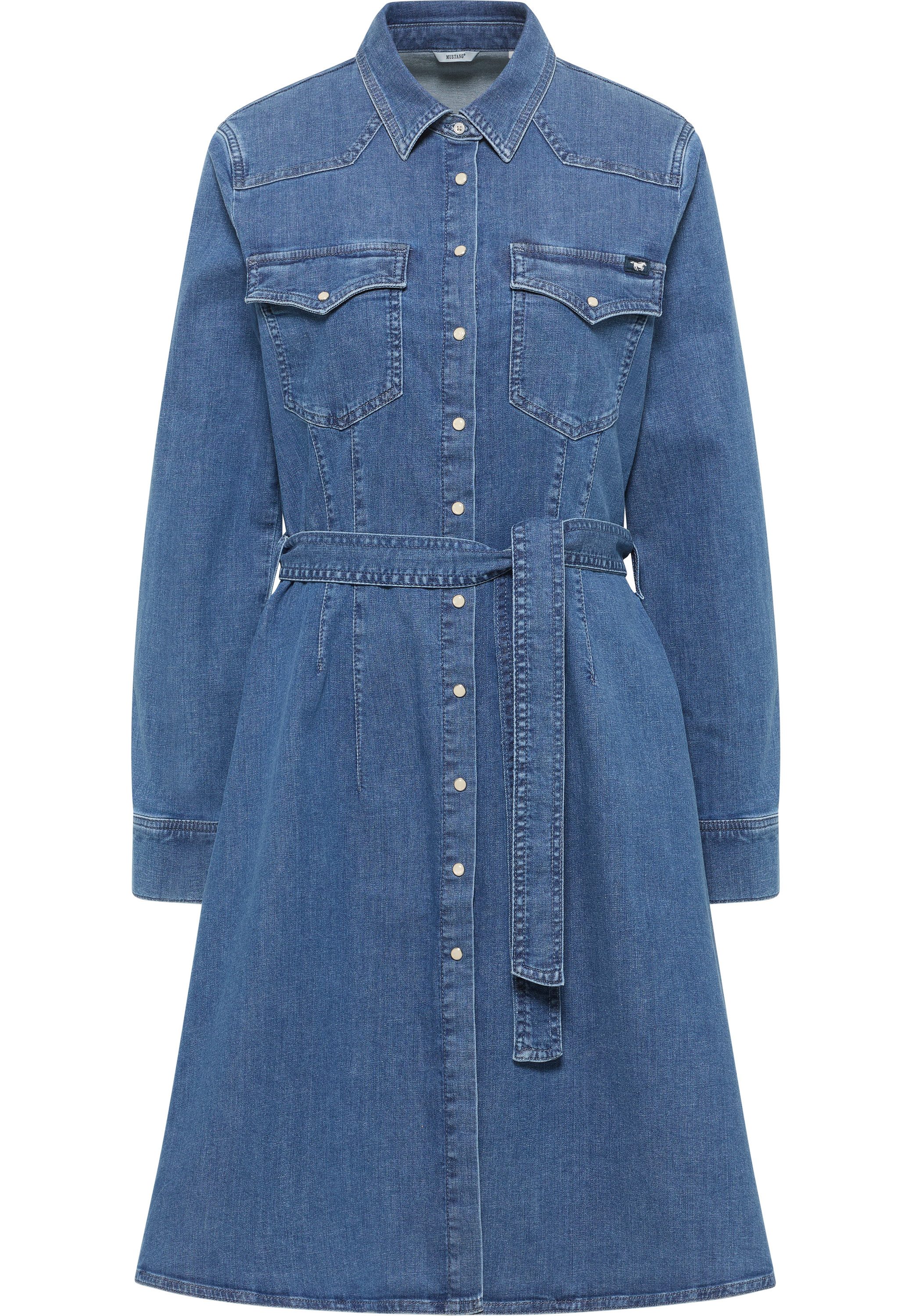 Midikleid Damen Style Elisa Denim Dress