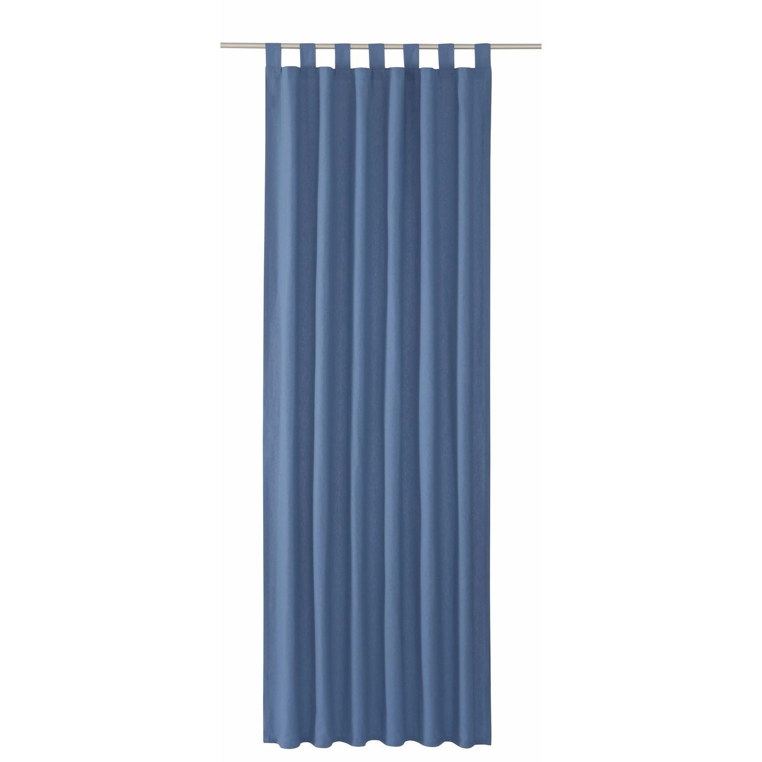 TOM TAILOR Vorhang DOVE Blickdichter Schlaufenvorhang (1 St), Schlaufe, Baumwolle, 140 x 255 cm in Taube