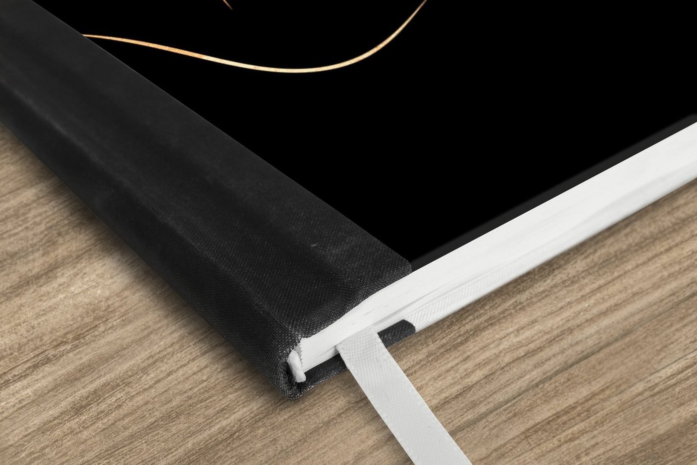 Thumbnail - MuchoWow Notizbuch Frauen - Linienkunst - Schwarz und Gold, Notebook, Notizblock a5, Tagebuch, Journal Liniert