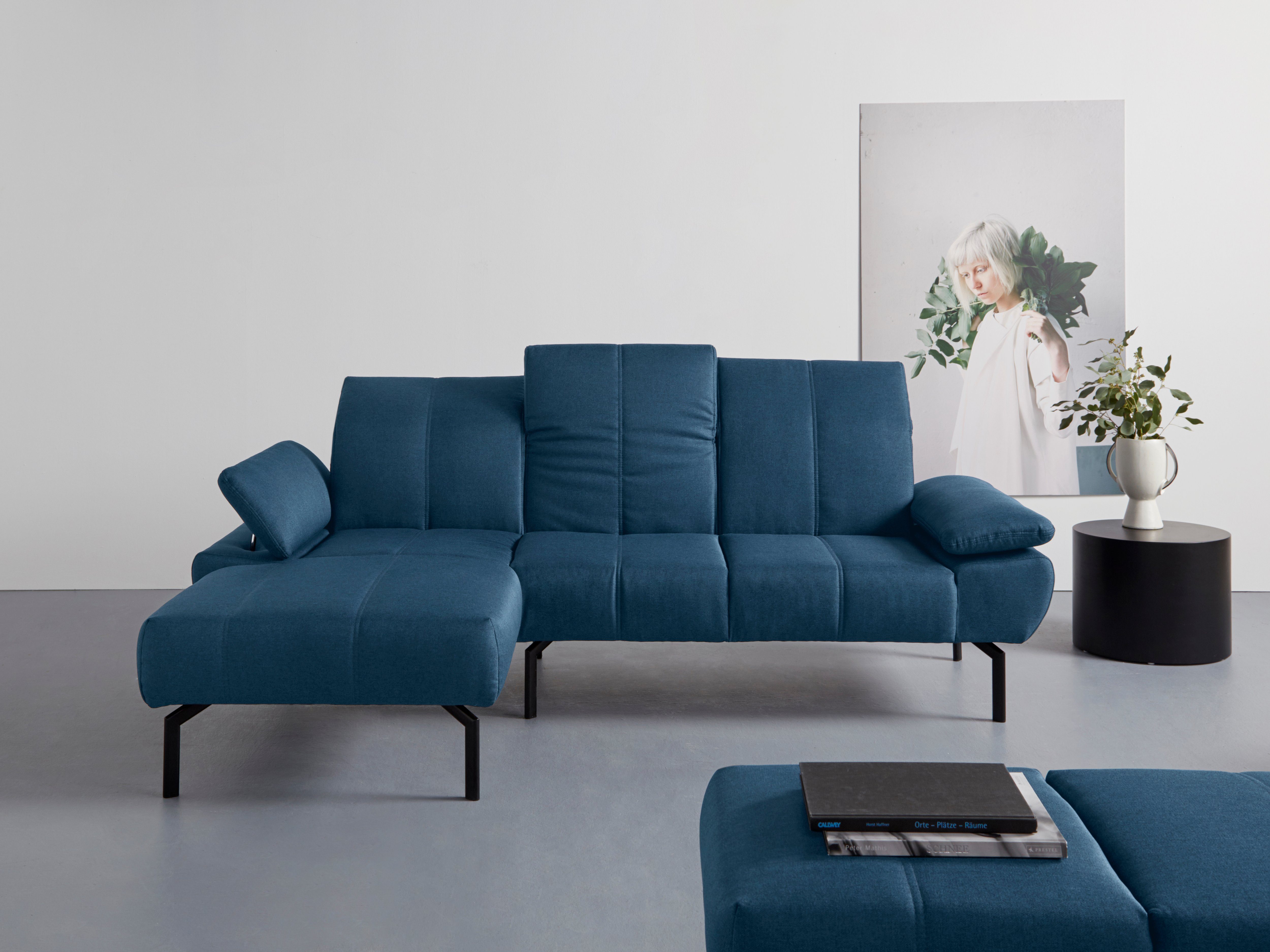 Places of Style Ecksofa Ryedal, wahlweise mit oder ohne Sockel in  Wildeiche-Optik