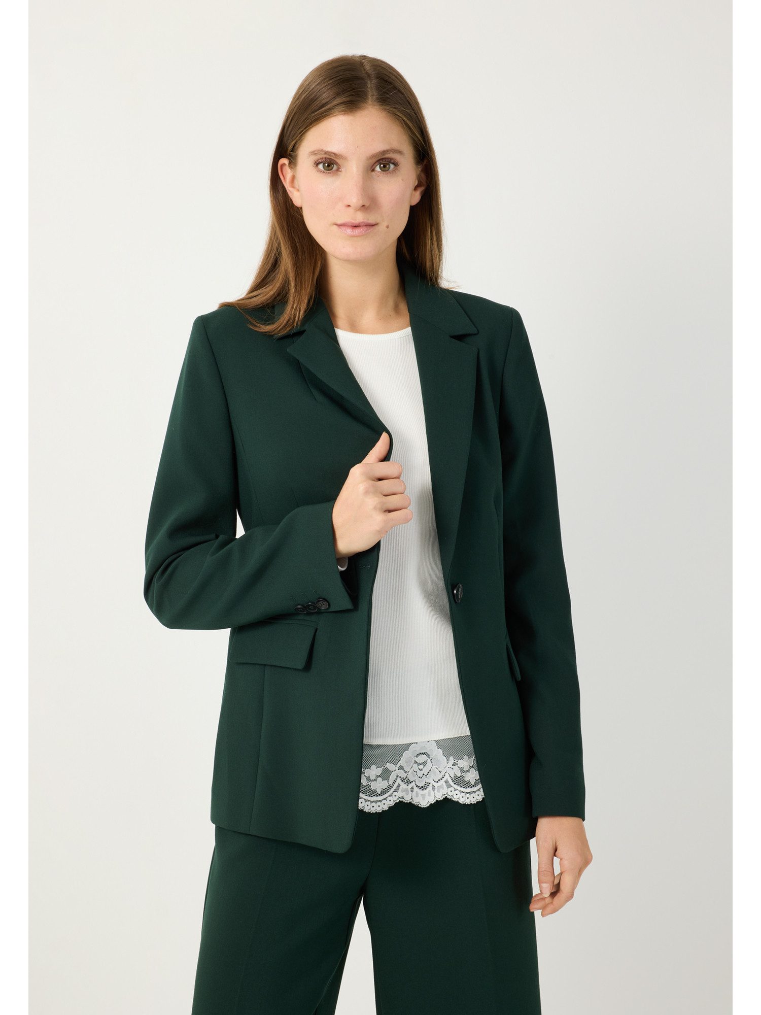 MORE&MORE Jackenblazer längerer, leicht taillierter Blazer