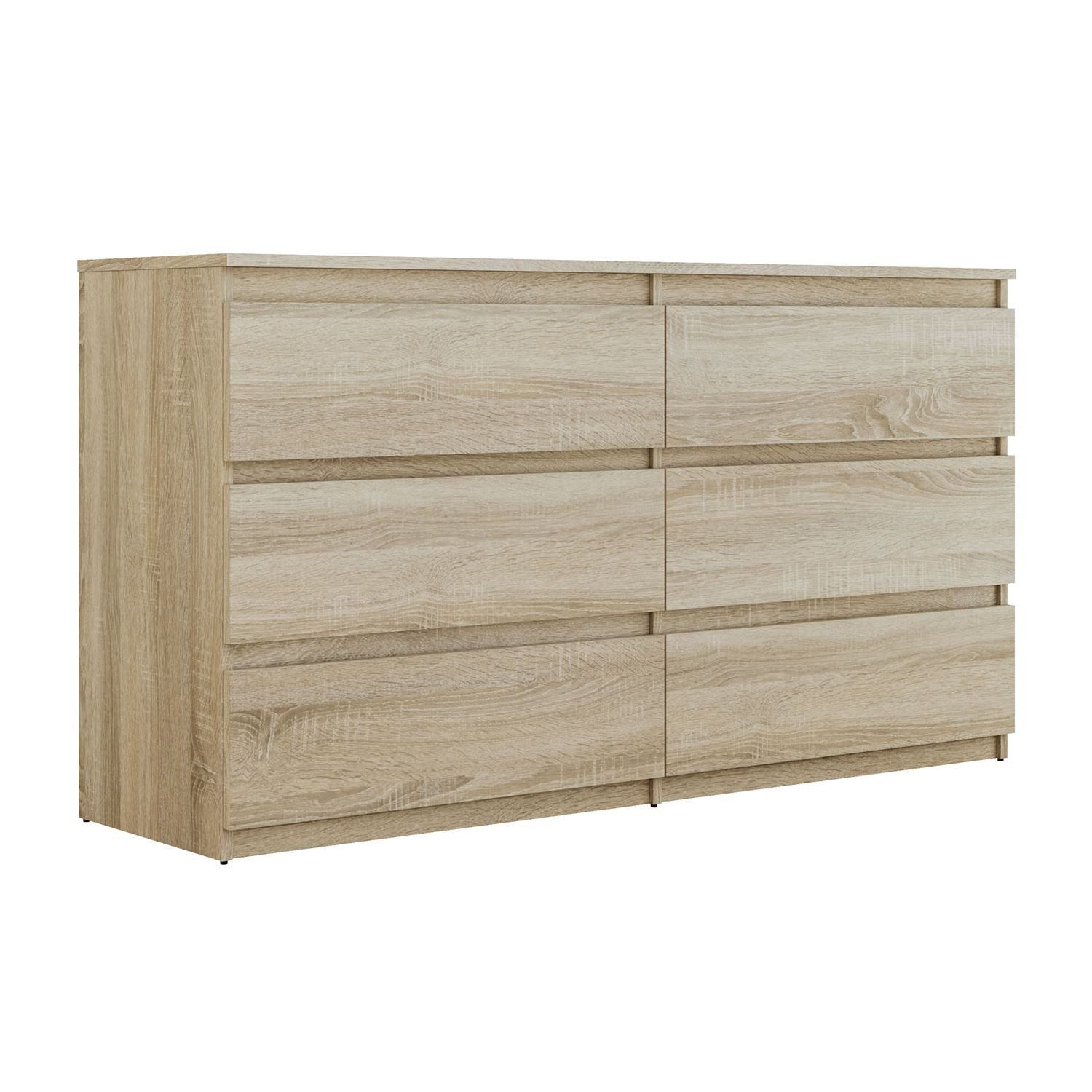 MAGOWA Schubkastenkommode MAGWA M6 moderne Kommode mit 6 Schubladen (passt perfekt zu anderen Elementen der MAGOWA-Kollektion), ideal zum Organisieren von Kleidung, Dokumenten und Accessoires