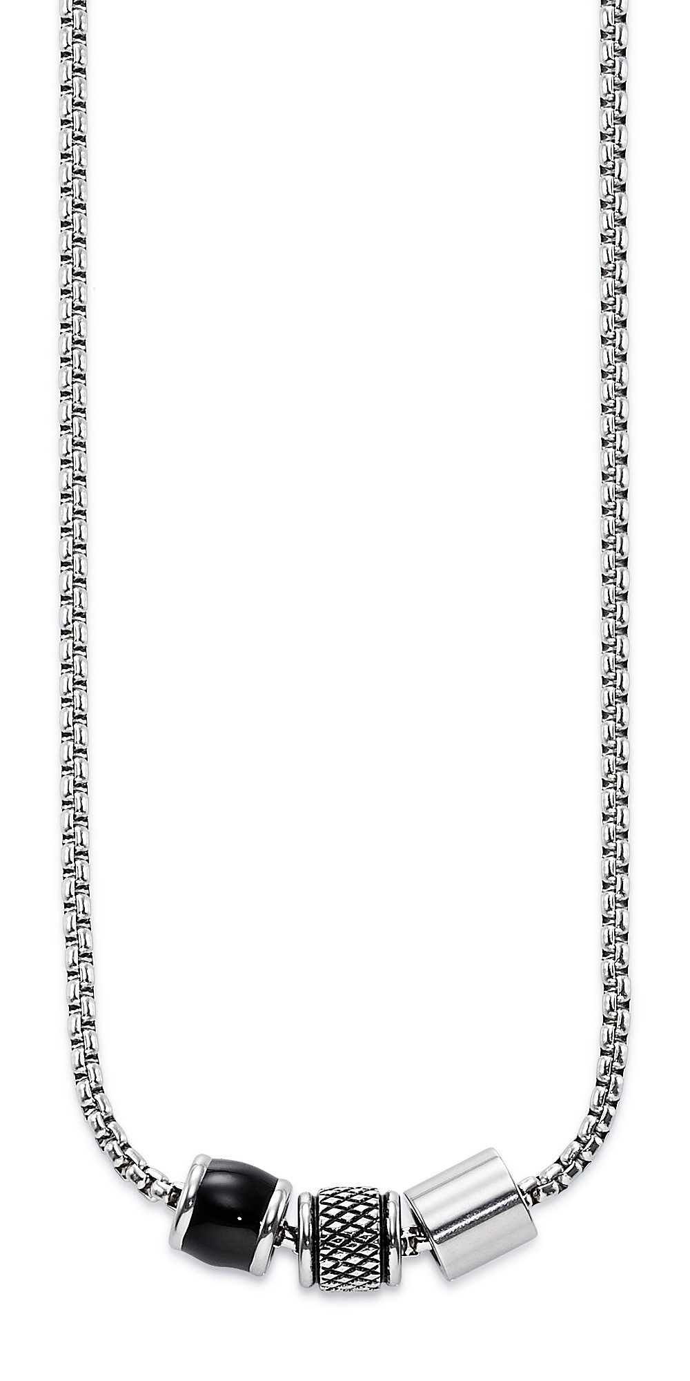 Bruno Banani Kette mit Anhänger Schmuck Geschenk Edelstahlkette mit runden Elementen