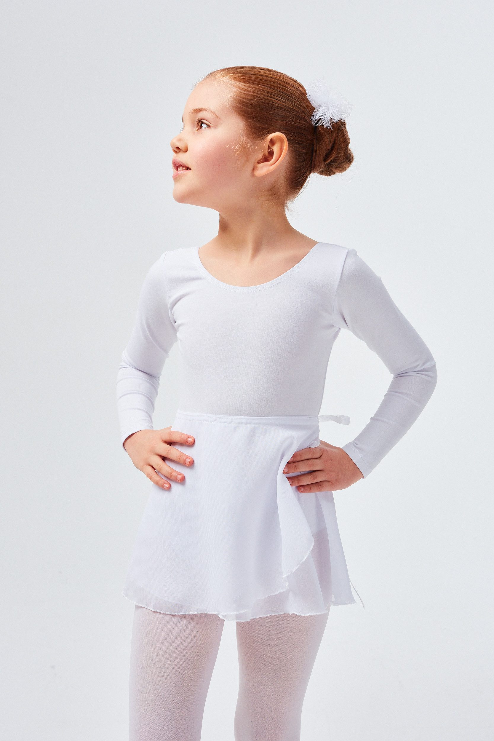 tanzmuster Wickelrock Ballettrock Emma zum Binden fürs Kinder Ballett