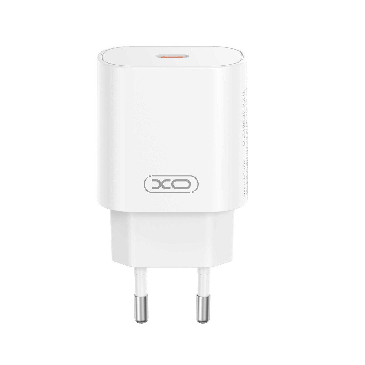 XO XO Schnell Wandladegerät PD 25W 1x USB-C weiß Smartphone-Ladegerät