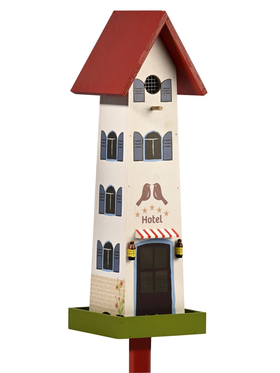 dobar Vogelhaus Dobar Vogelburg Hotel 19,5 x 19,5 x 60 cm