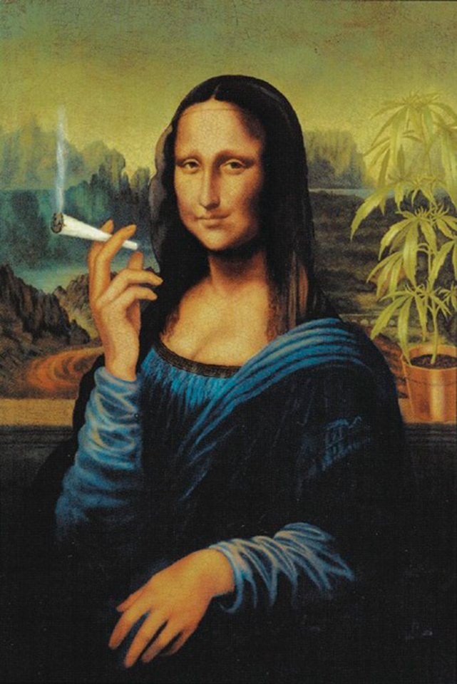 Reinders! Poster Poster Mona Lisa joint, Menschen (1 St)