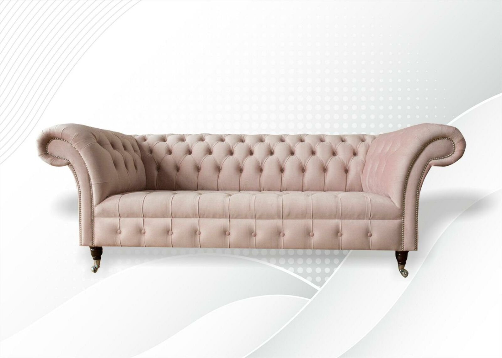 JVmoebel Chesterfield-Sofa Luxus Moderne Chesterfield Couch modernes Design Neu, Made in Europe