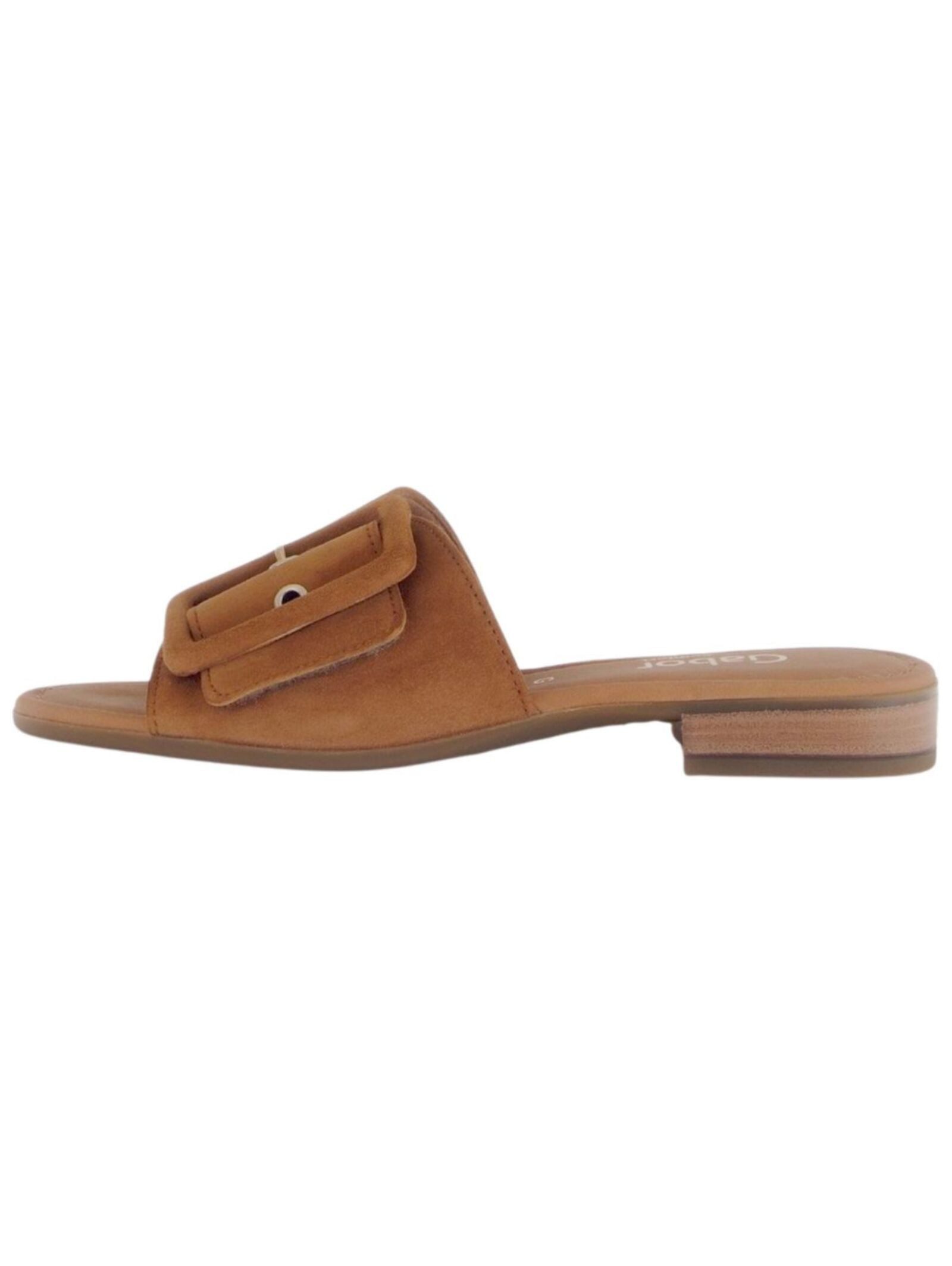 Gabor Pantoletten Veloursleder Pantolette günstig online kaufen