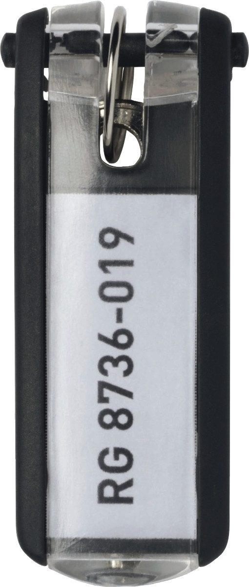 DURABLE Schlüsselanhänger Schlüsselanhänger Key Clip schwarz VE=6 Stück (12 Stück)