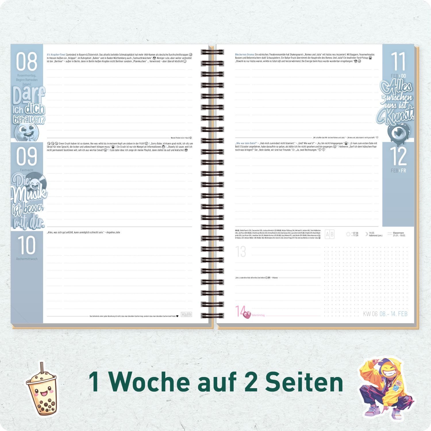Häfft Schülerkalender PLANER Premium 2026/2027 / A5 – Bild 4 von 5