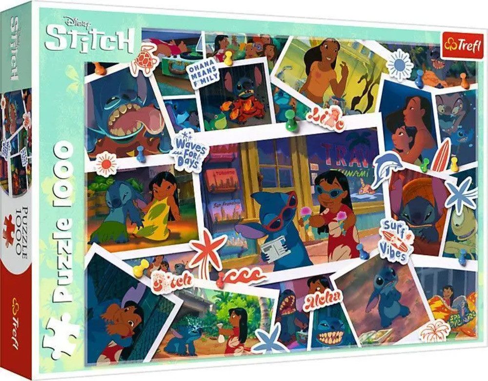Trefl Puzzle Puzzle 1000 Disney Lilo&Stitch, 1000 Puzzleteile günstig online kaufen
