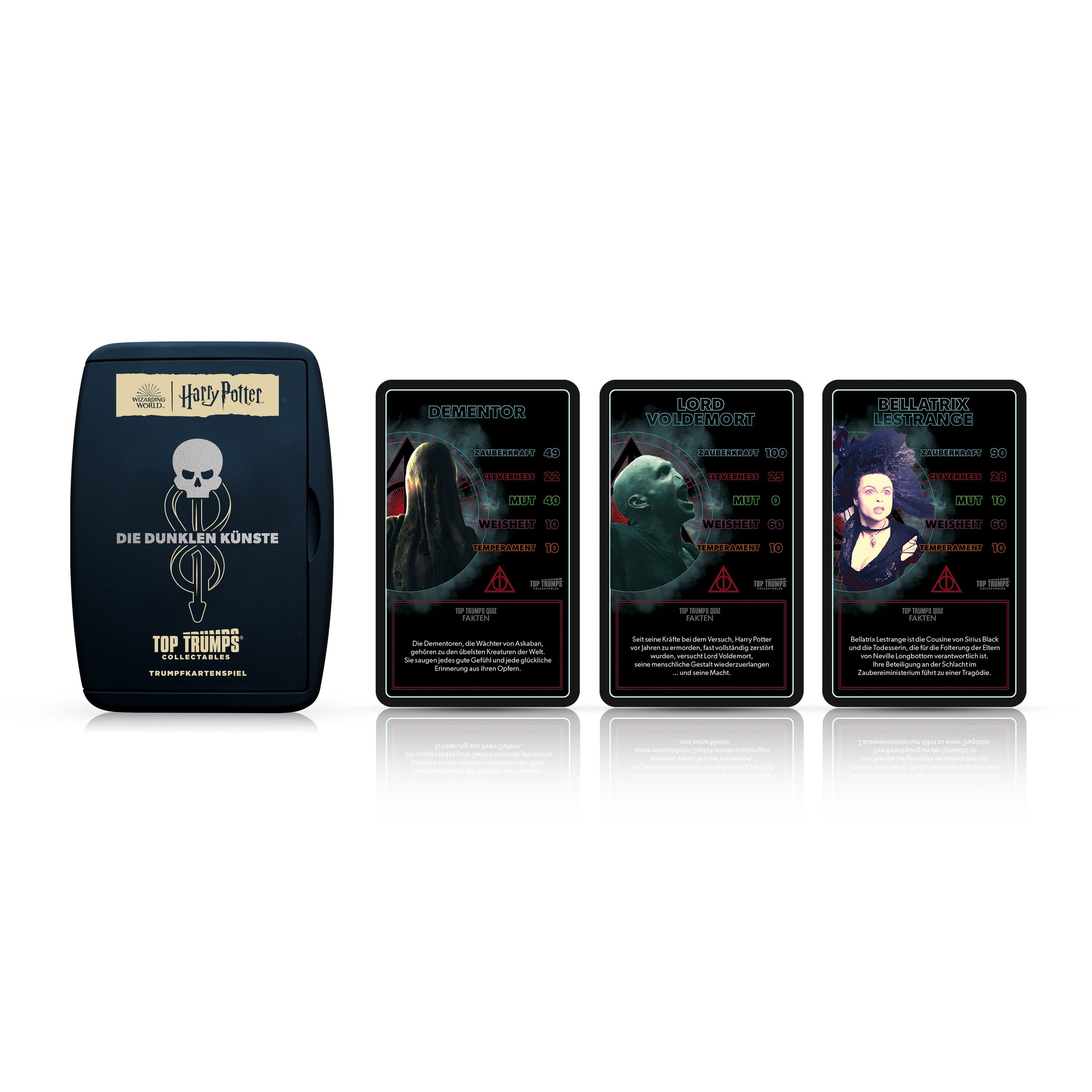 Winning Moves Spiel Top Trumps Collectables - Harry Potter Dunkle Künste, Quartett