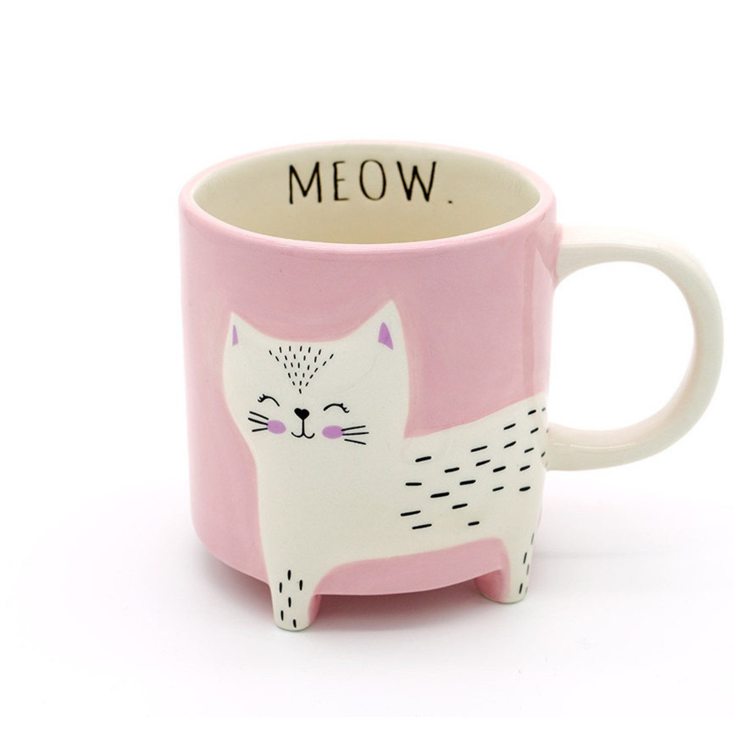 Winkee Tasse Meow Katze Kaffeebecher