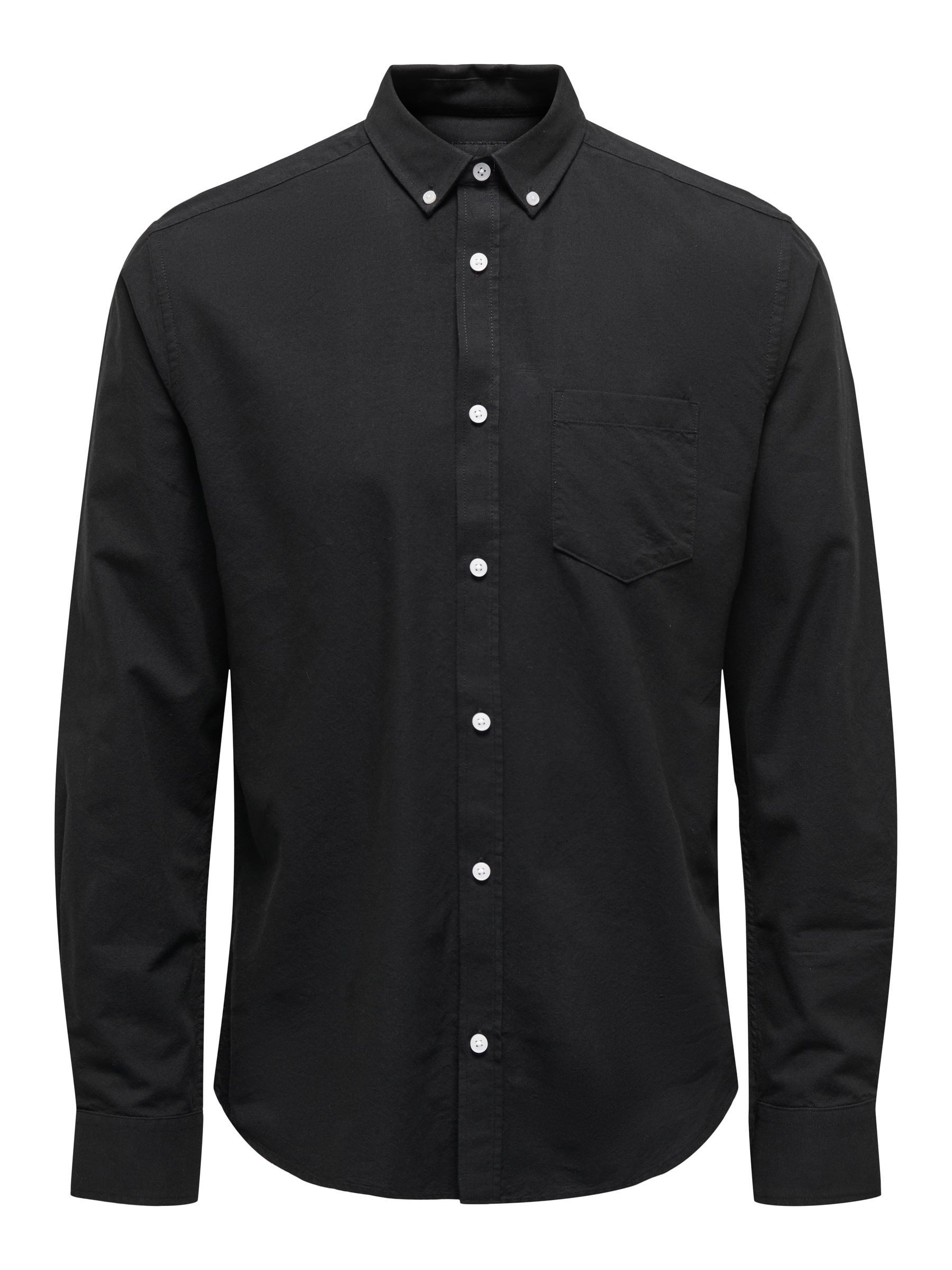 ONLY & SONS Langarmhemd Slim Fit Langarm Oxford ONSALVARO SLIM LS OXFORD SH günstig online kaufen