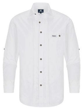 Almbock Trachtenhemd »Landhaushemd Laurentius« weiß