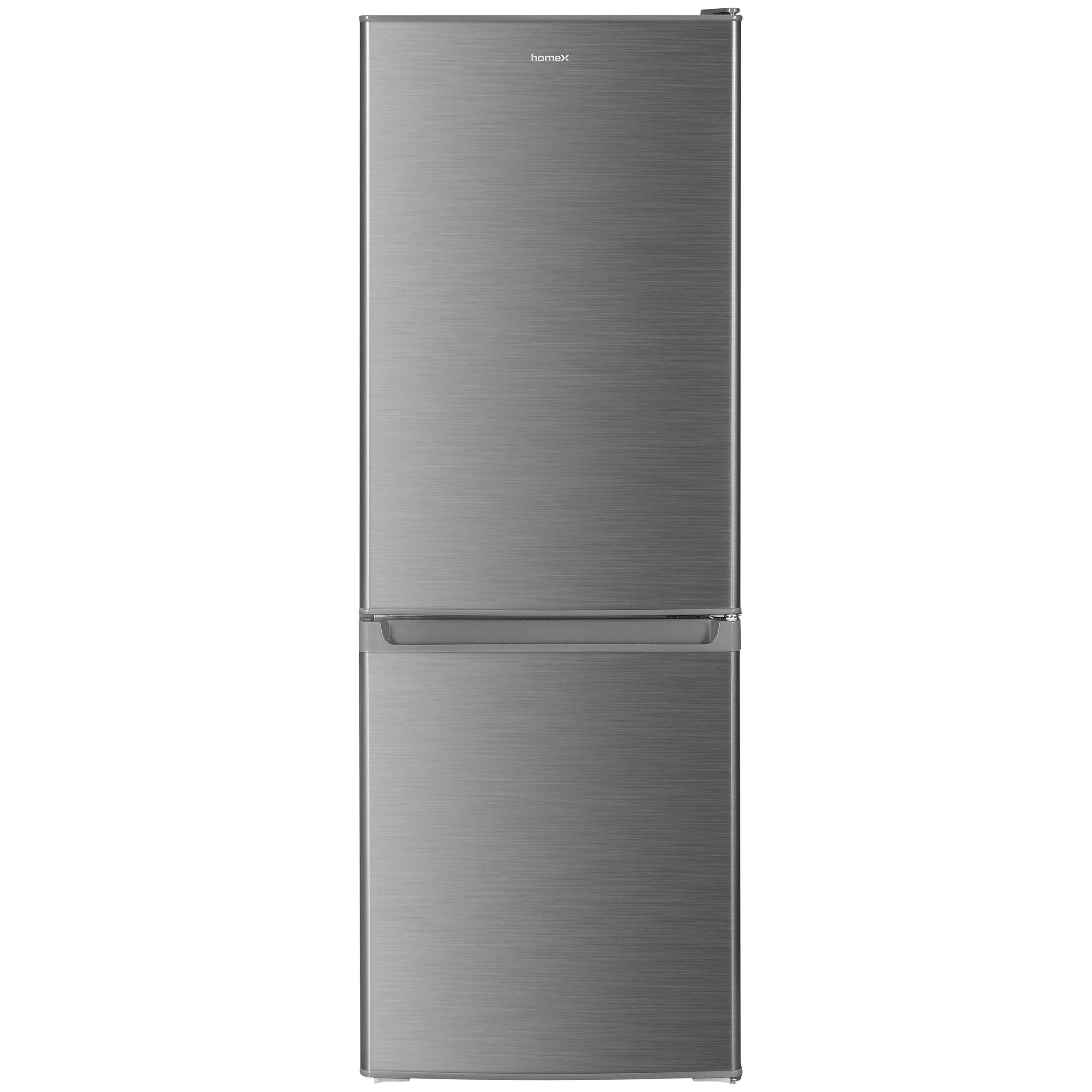 homeX Kühl-/Gefrierkombination CFS1110-S, 142.5 cm hoch, 49.5 cm breit, 173 Liter Nutzinhalt, Kühlschrank mit Gefrierfach, freistehend, groß