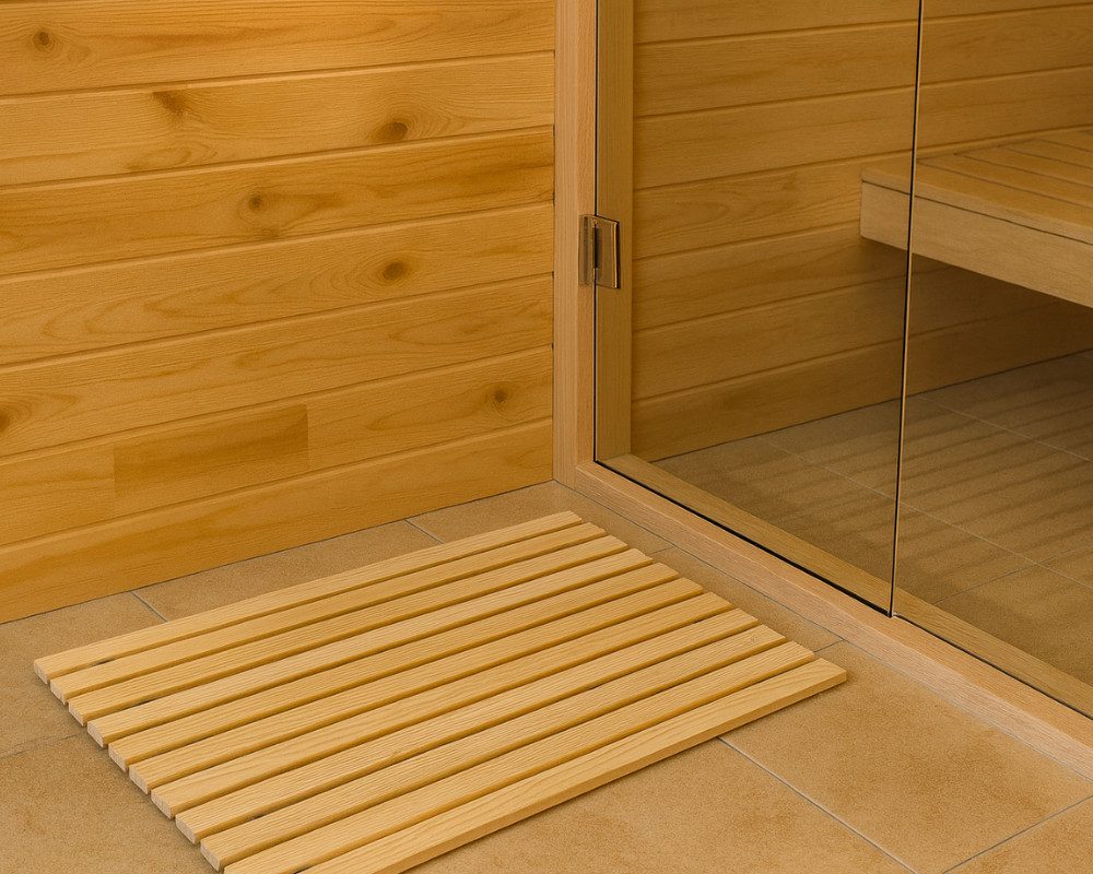 Finnsa® GmbH Saunabodenrost Holzmatte Kiefer-Holz unbehandelt