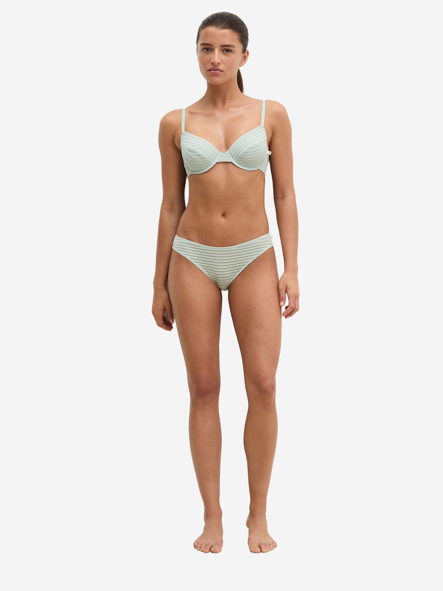 Marc O'Polo Slip Second Skin Jacquard Unterhose, Basic Slip, Slip