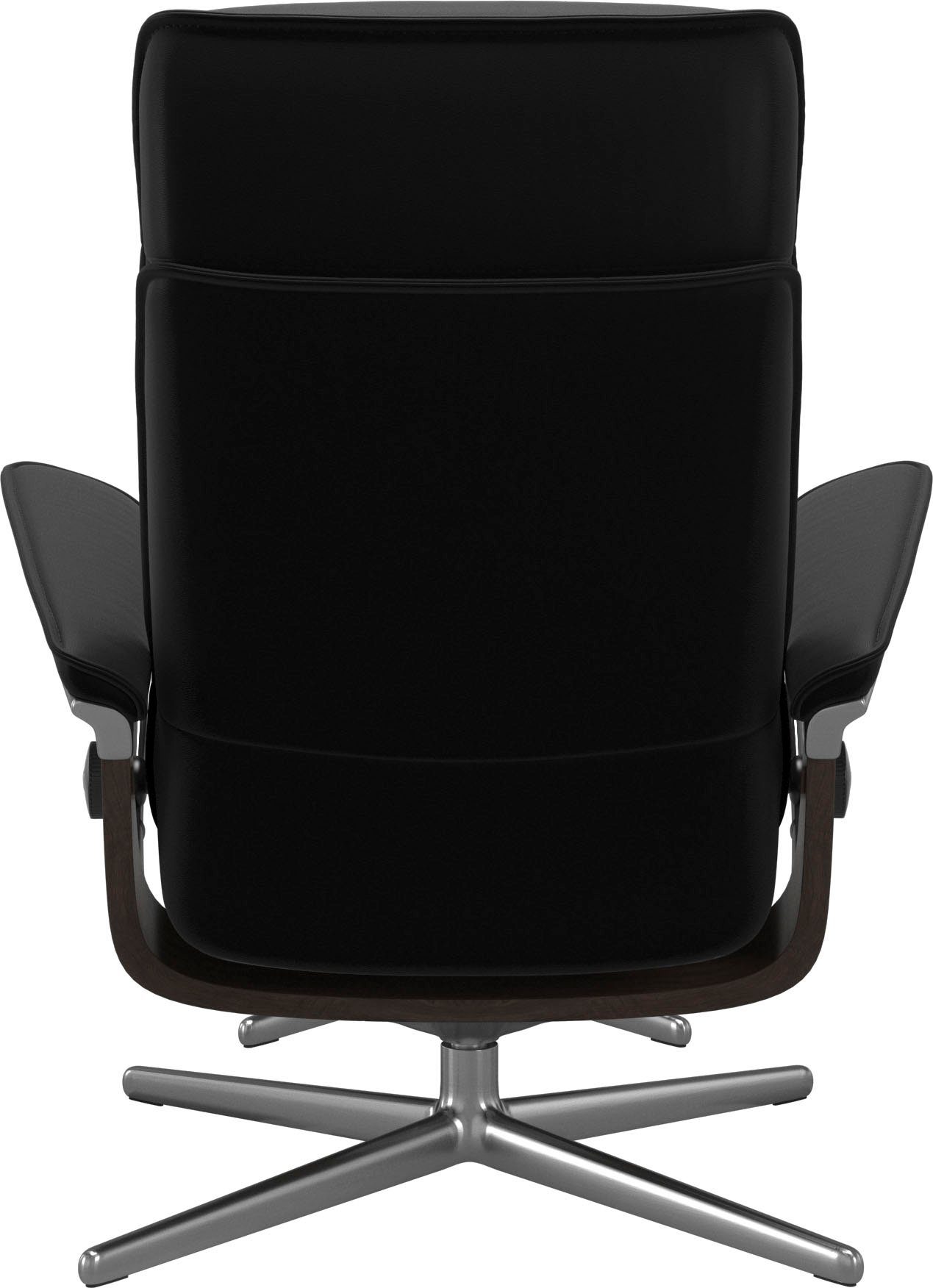 Stressless® Relaxsessel Admiral (Set, Relaxsessel inkl. Hocker), mit Cross Base, Größe M & L, Holzakzent Wenge