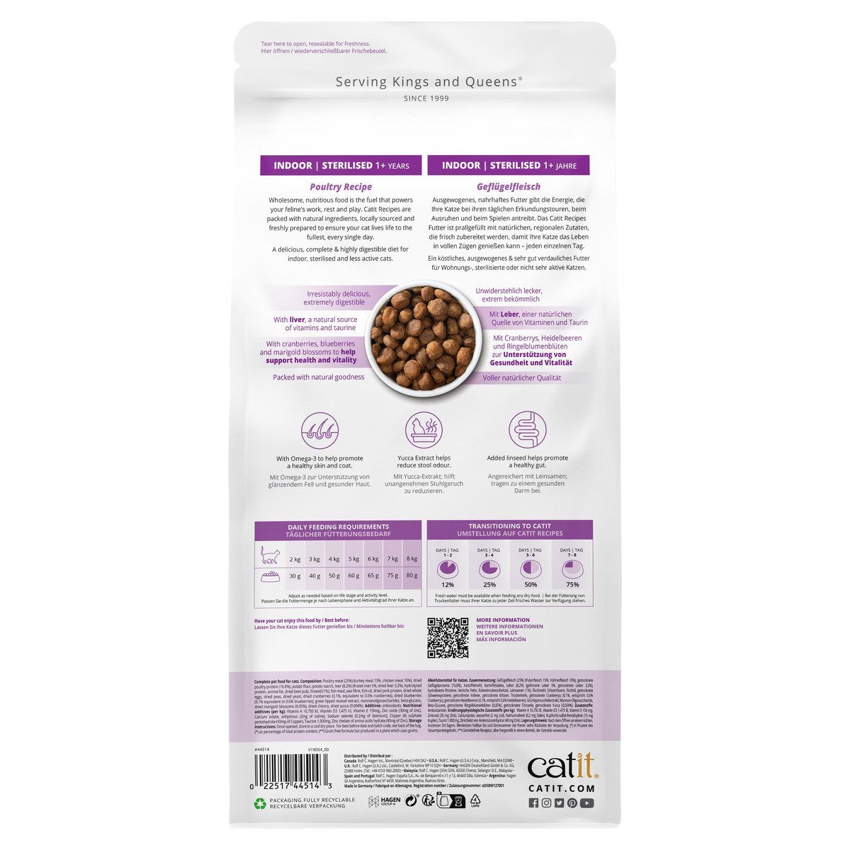 Catit Recipes Adult Indoor 2 kg, für: Katze