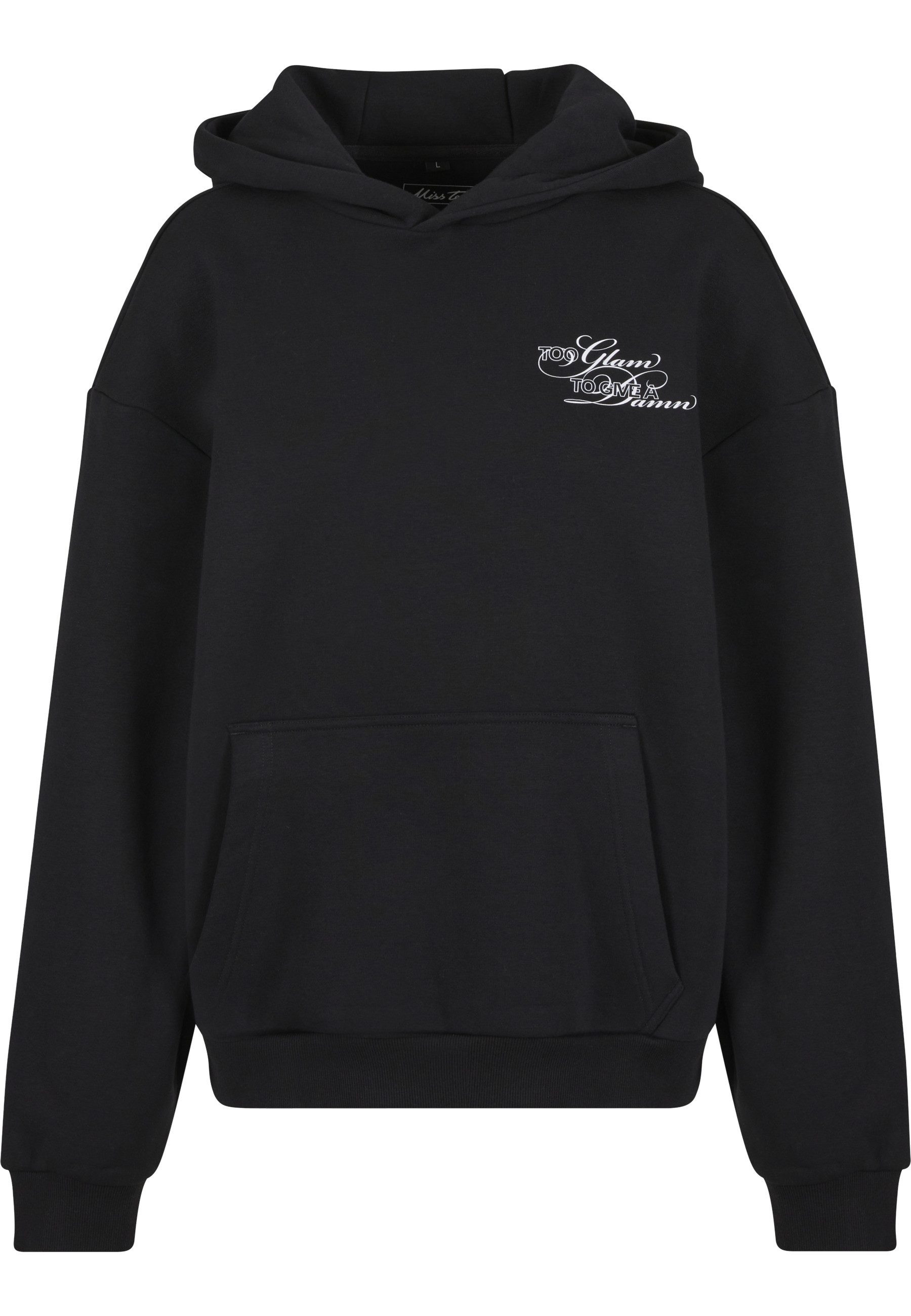 Kapuzensweatshirt Miss Tee Give A Damn Ladies Fluffy Hoody