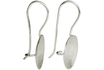 SILBERMOOS Paar Ohrhänger Klassische Schalen-Ohrhänger, 925 Sterling Silber