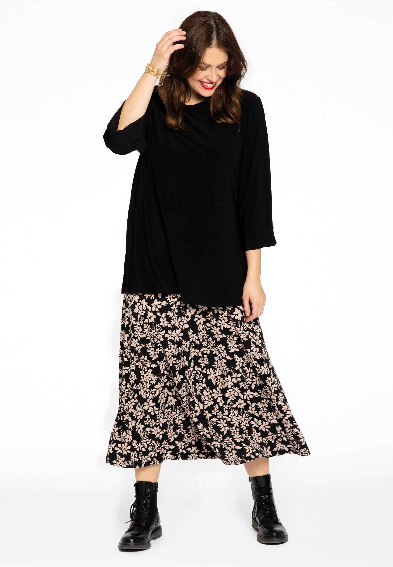 YOEK Langarmshirt Damen Langarmshirt Große Größen günstig online kaufen