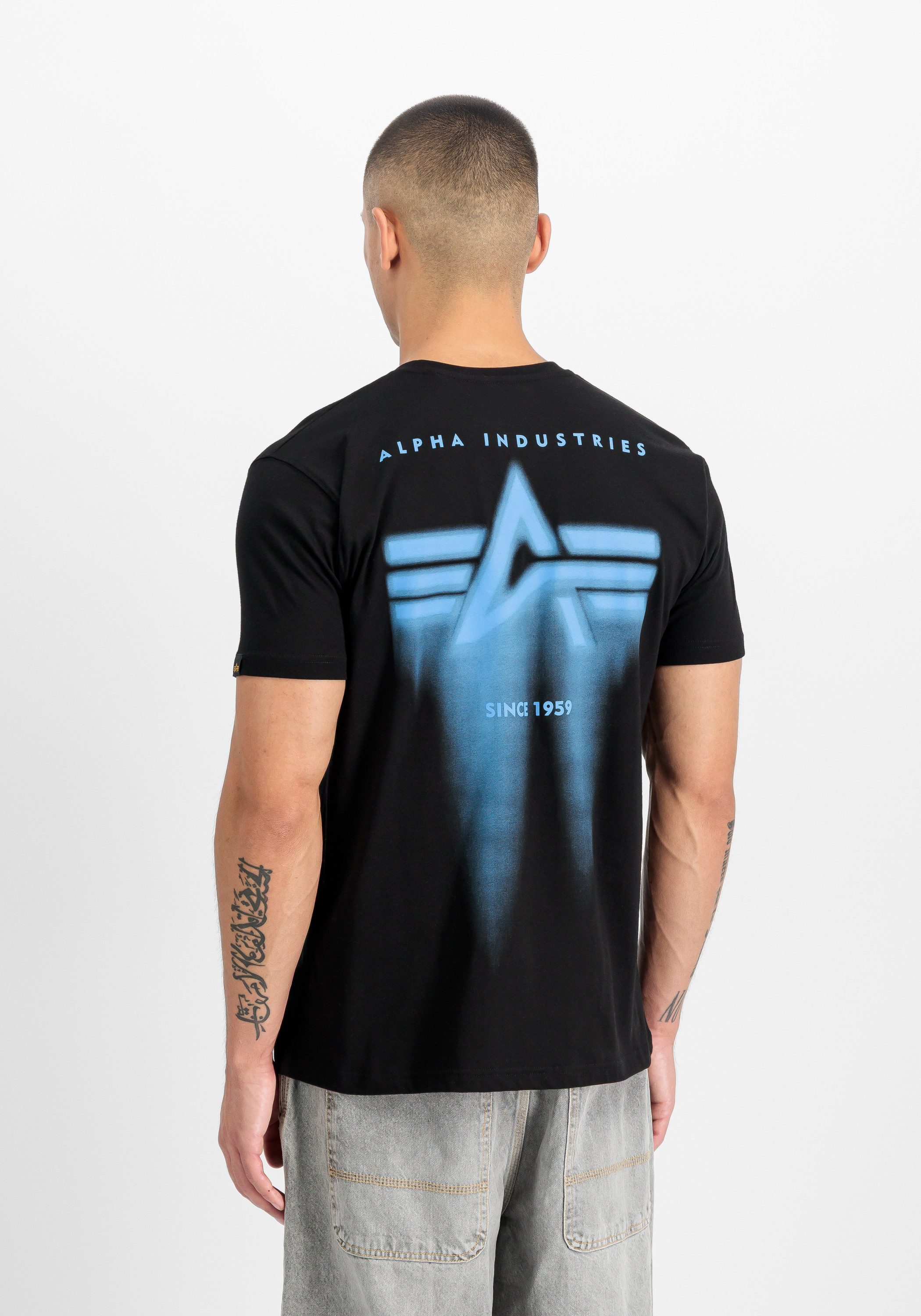 Alpha Industries T-Shirt Spray Print T-Shirt günstig online kaufen