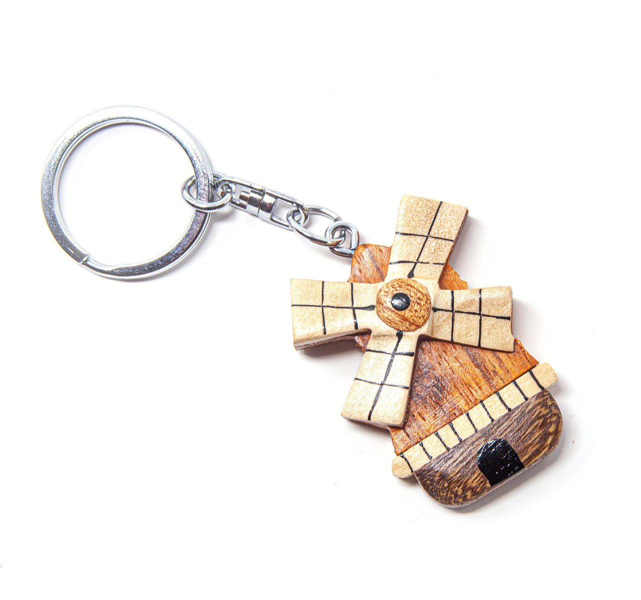 Cornelißen Schlüsselanhänger Schlüsselanhänger aus Holz - Windmühle