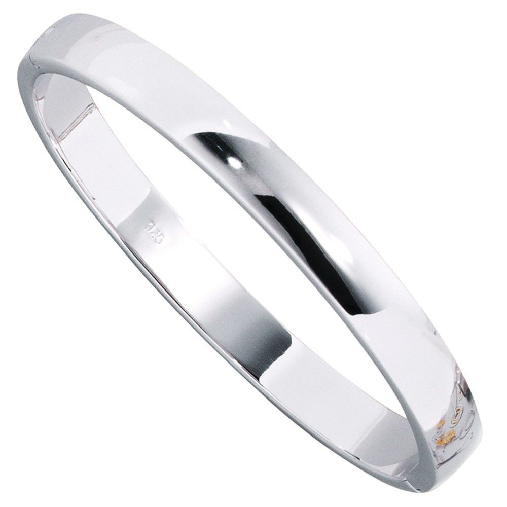 Schmuck Krone Armreif Armreif aus 925 Sterlingsilber, oval, Silber 925