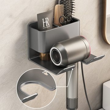 HYTIREBY Haartrocknerhalter für Dyson Supersonic Haartrocknerhalter Haartrocknerhalter, (Haartrocknerhalter,Wand Halterung Ständer, ohne Bohren)