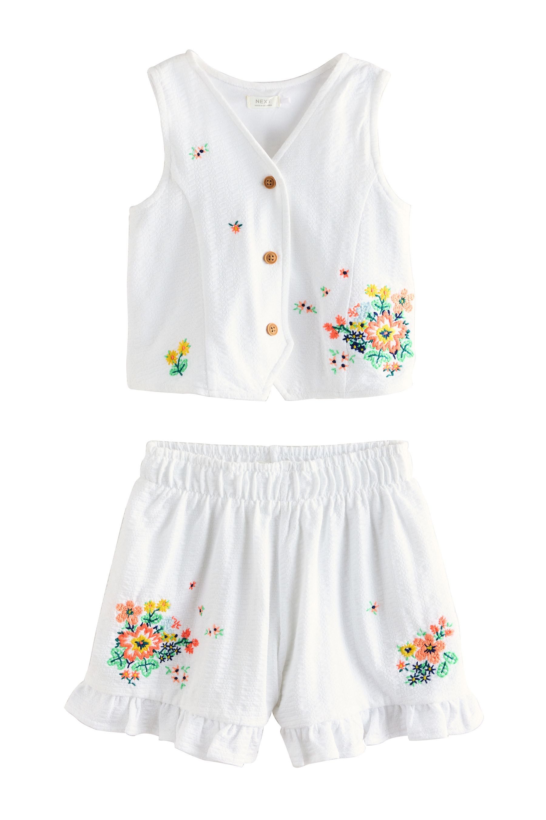 Next Anzugweste Set mit Weste und Shorts (2-tlg)