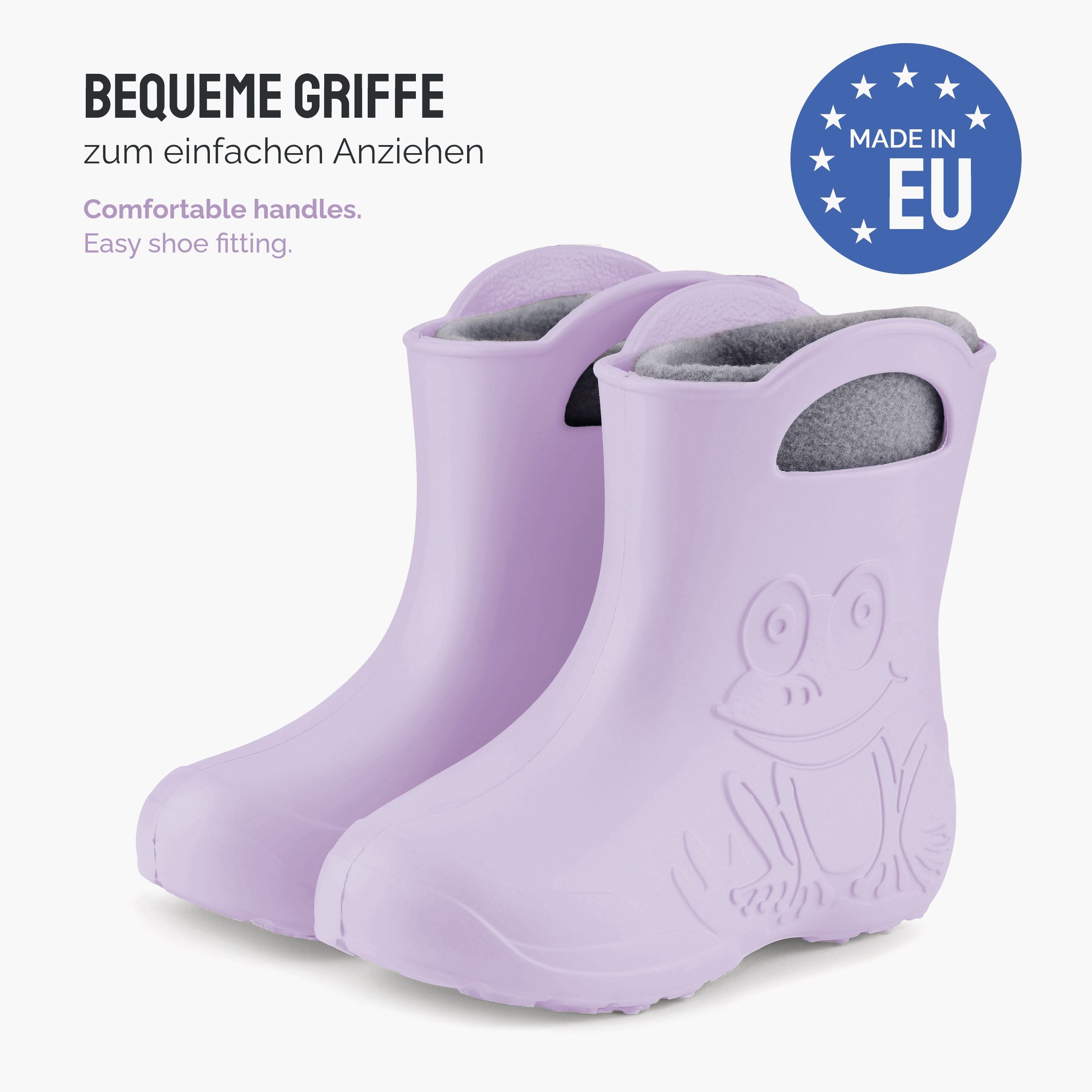 Ladeheid Kinder EVA federleichte Regenschuhe LA-CA-03 Gummistiefel – Bild 5 von 5