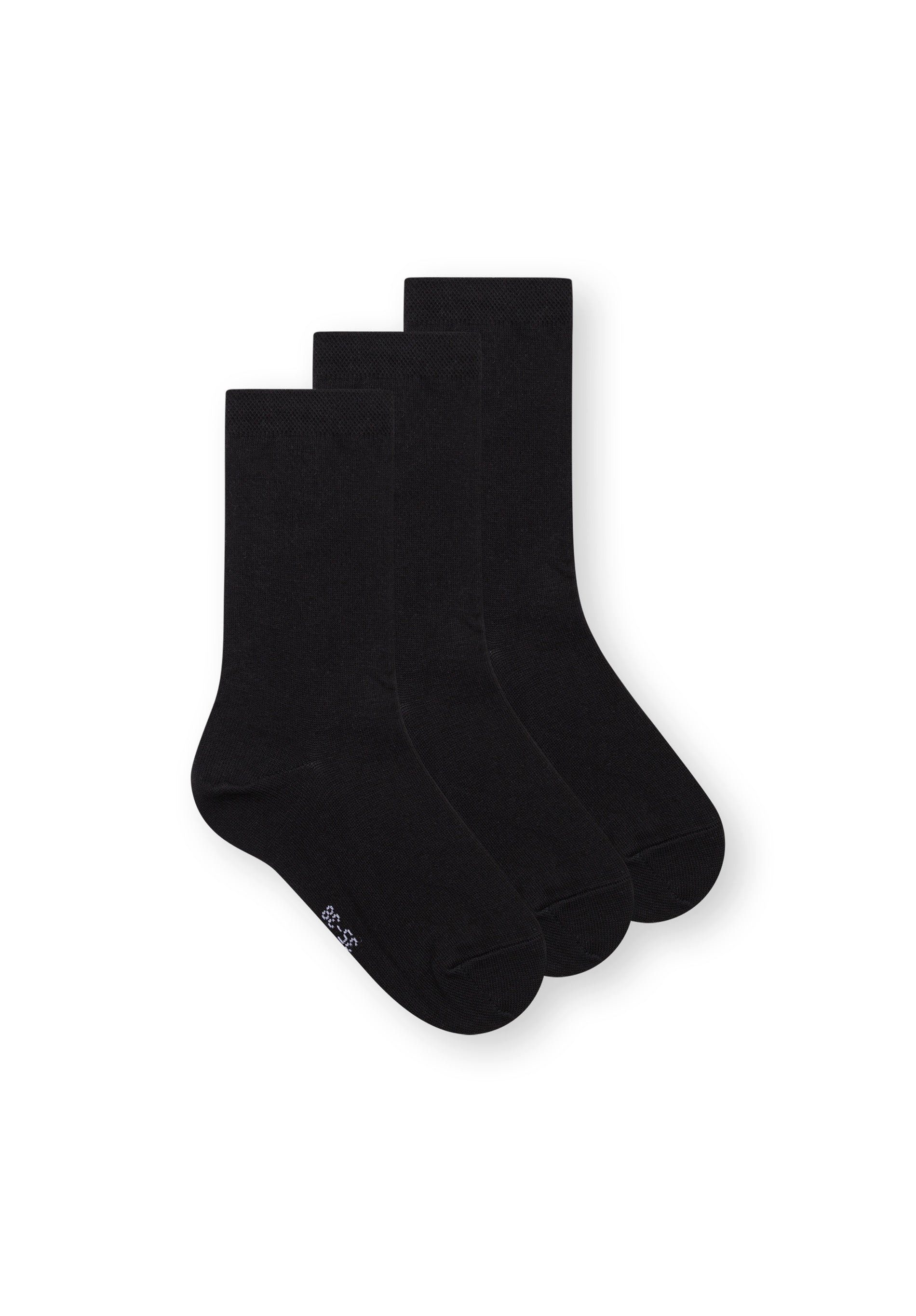 Wunderbar ThokkThokk Langsocken High Black Socks (Pack, 3-Paar)