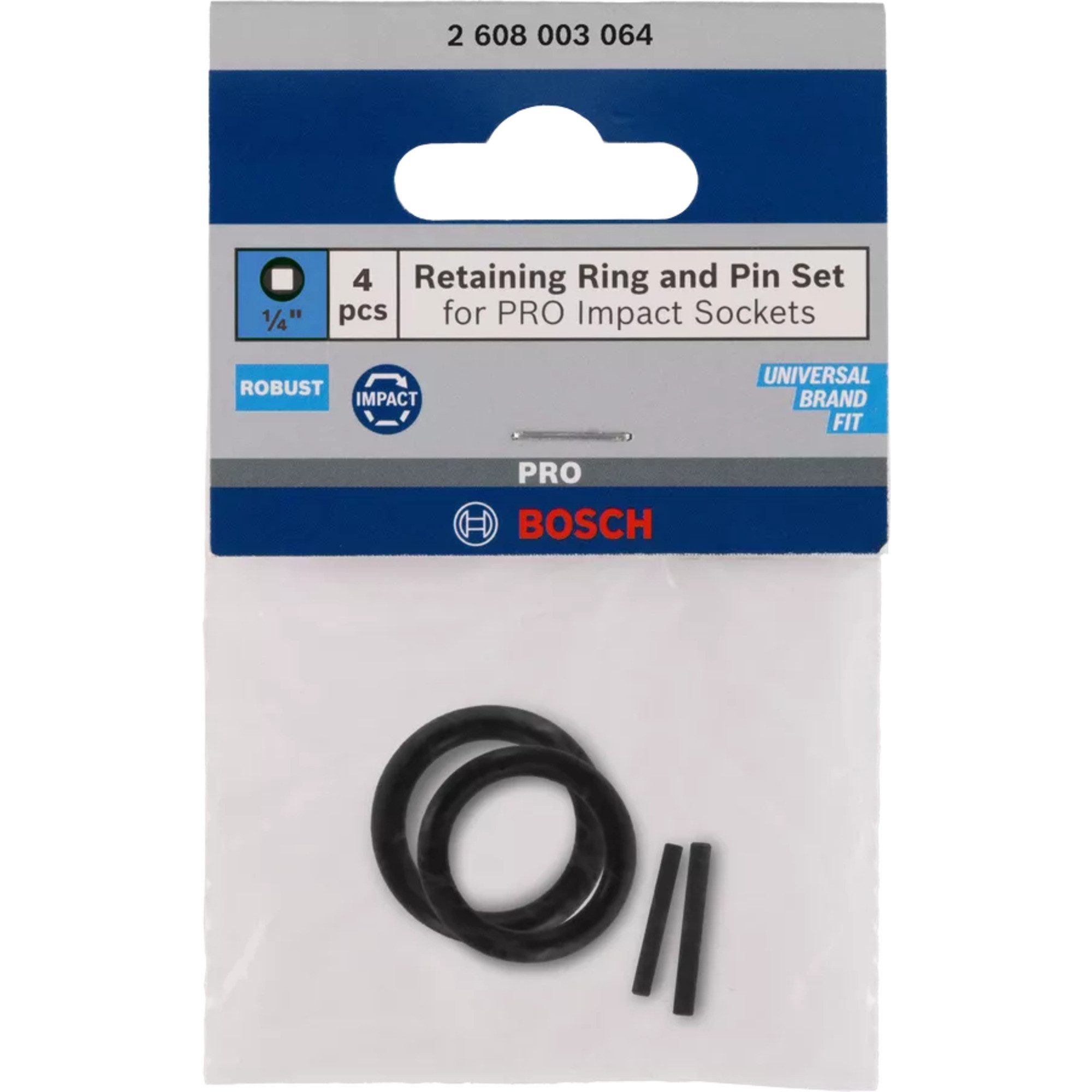 Bosch Professional Bit- und Steckschlüsselset Bosch Professional Set Haltering und Stift, für