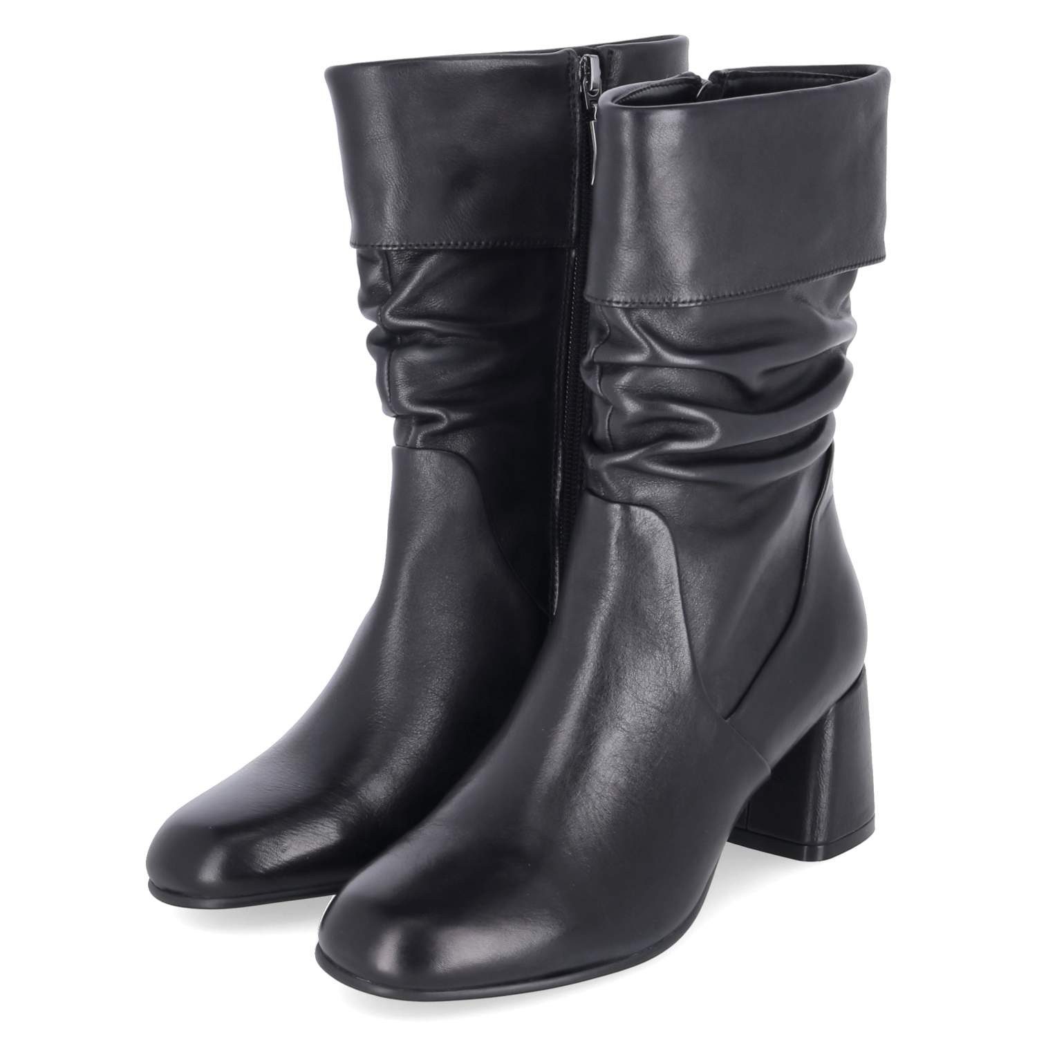 Kaerlek Kaerlek Klassische Stiefel Neva 01 Black Damen Glattleder black Stiefel