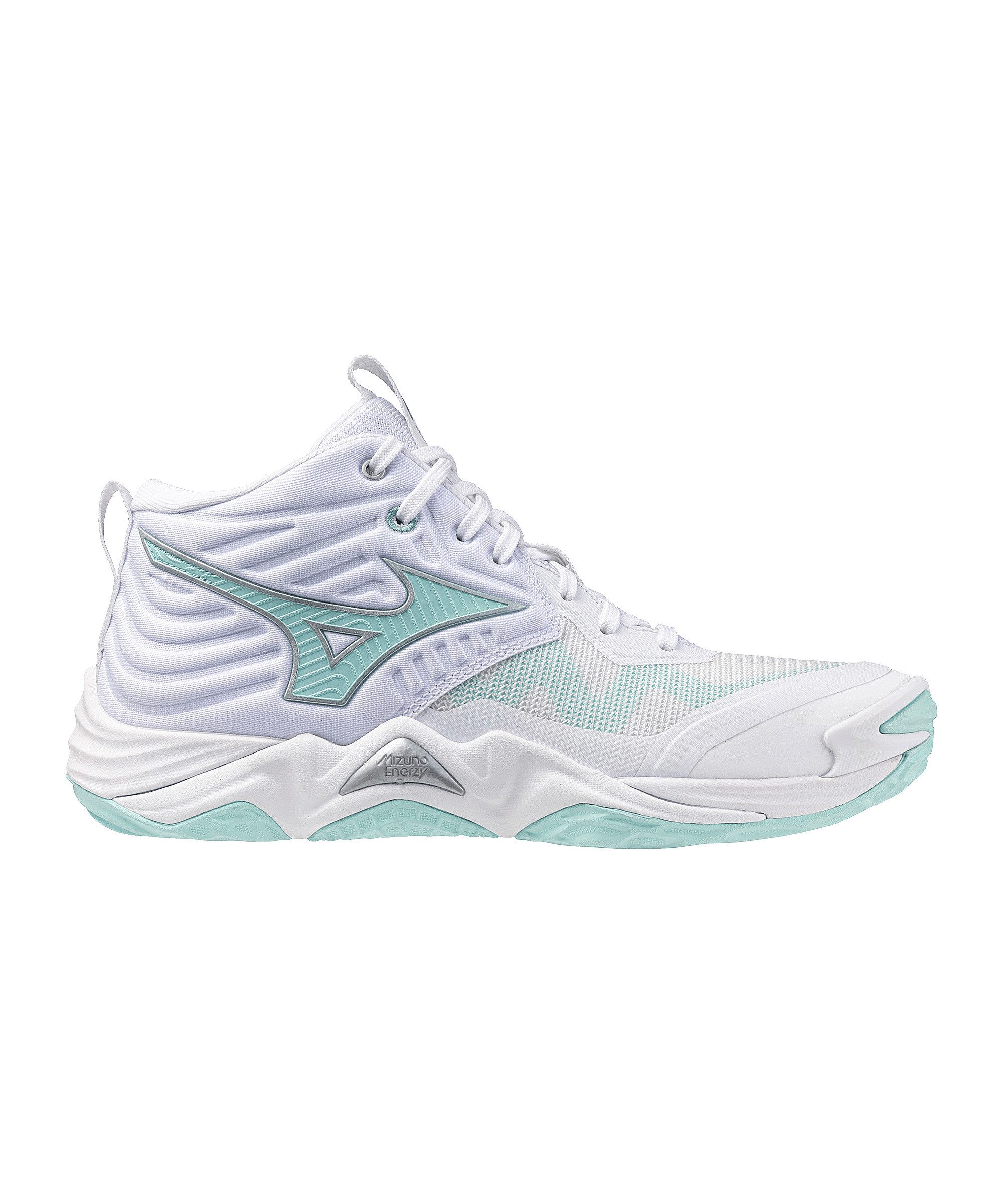 Mizuno Mizuno Wave Momentum Elite Mid Damen Weiß Damen Hallenschuh