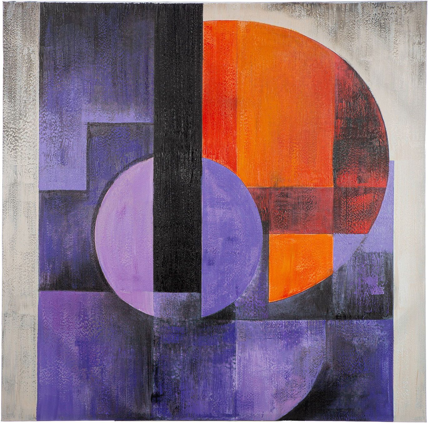 GILDE Metallbild Bild quadratisch Clune, Abstrakt (1 St)