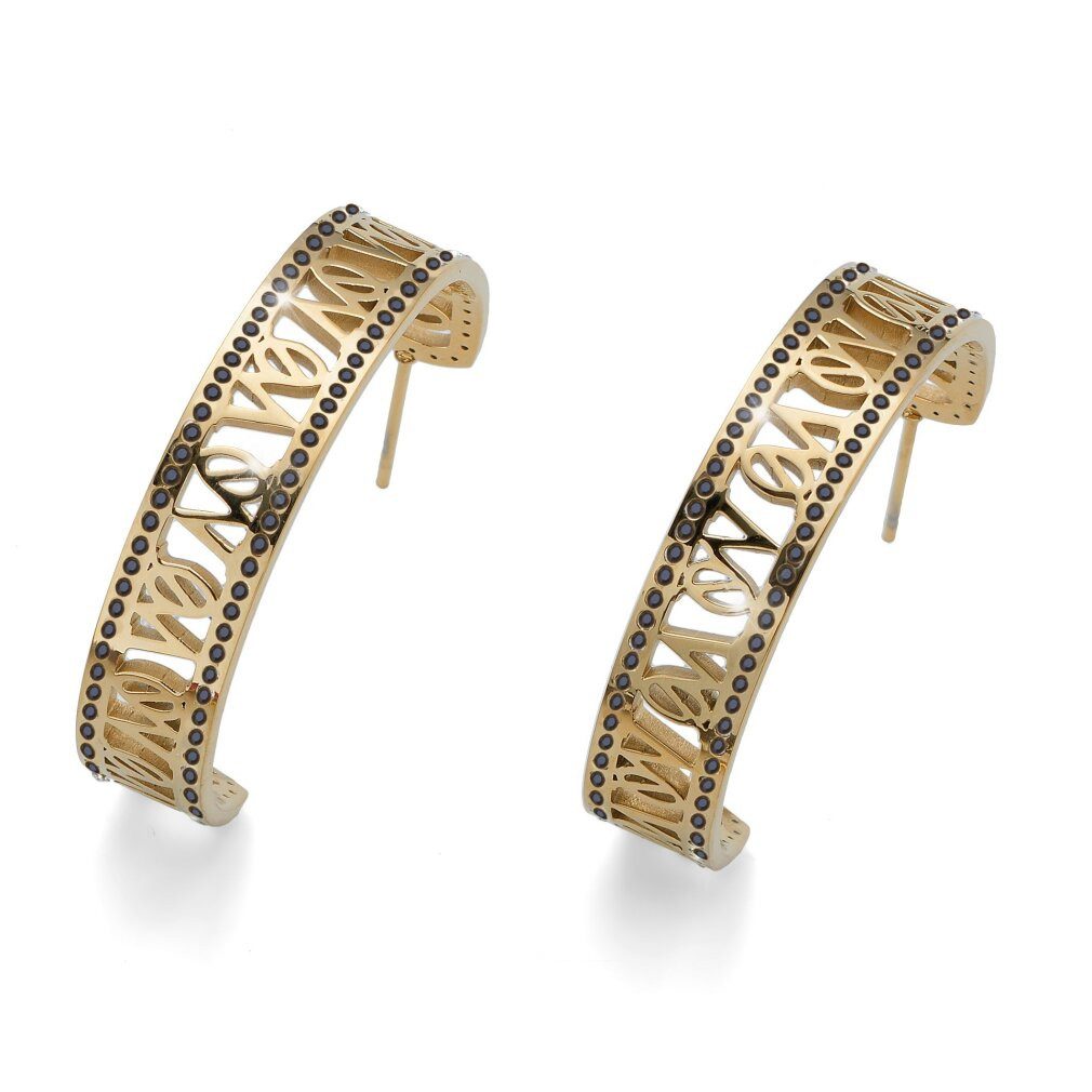 Oliver Weber Fingerring Stilvolle vergoldete Ringe mit Zirkonia 23112G BLA