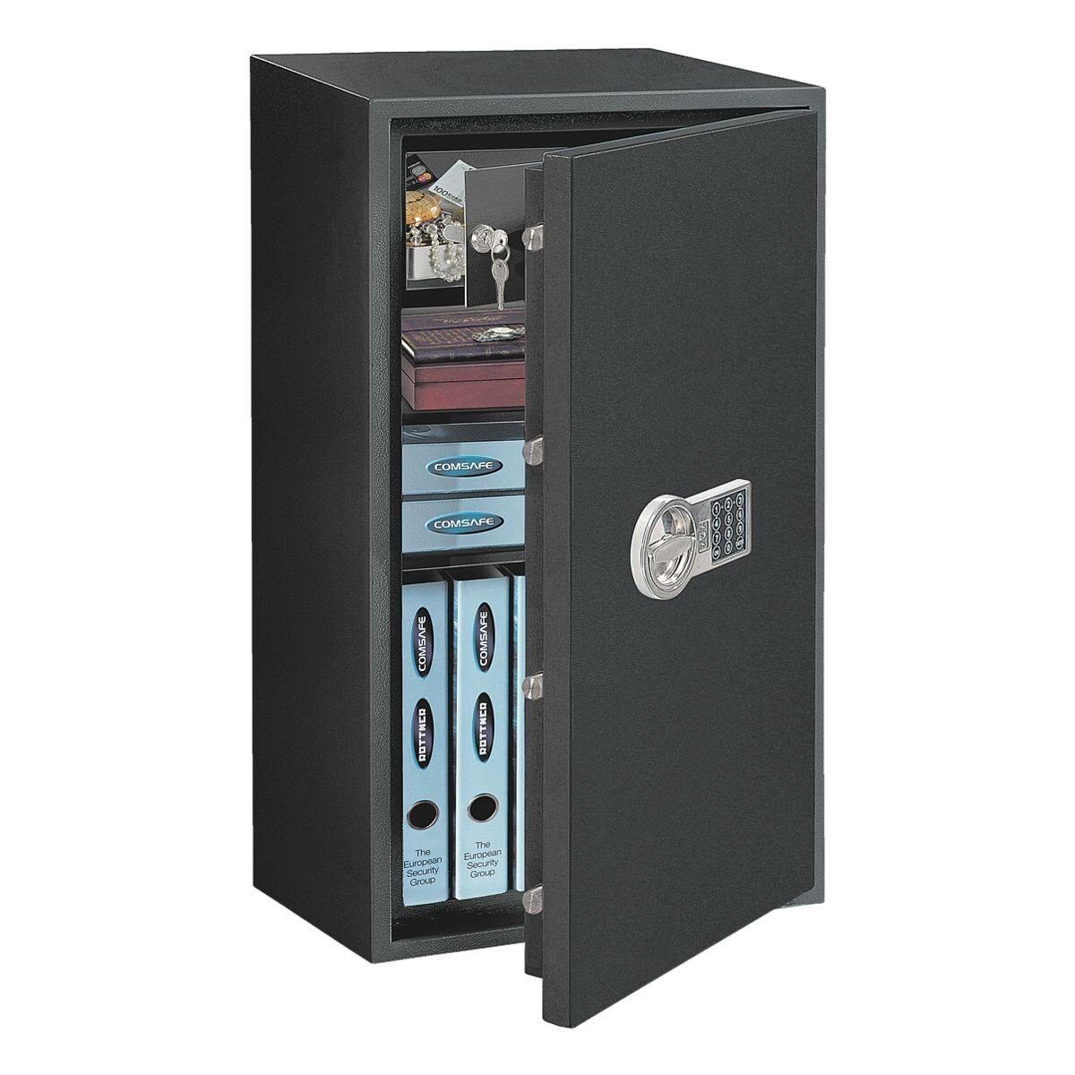 ROTTNER Möbeltresor PowerSafe 800 IT EL, mit 2 verstellbaren Böden und Schloss mit Aufbohrschutz