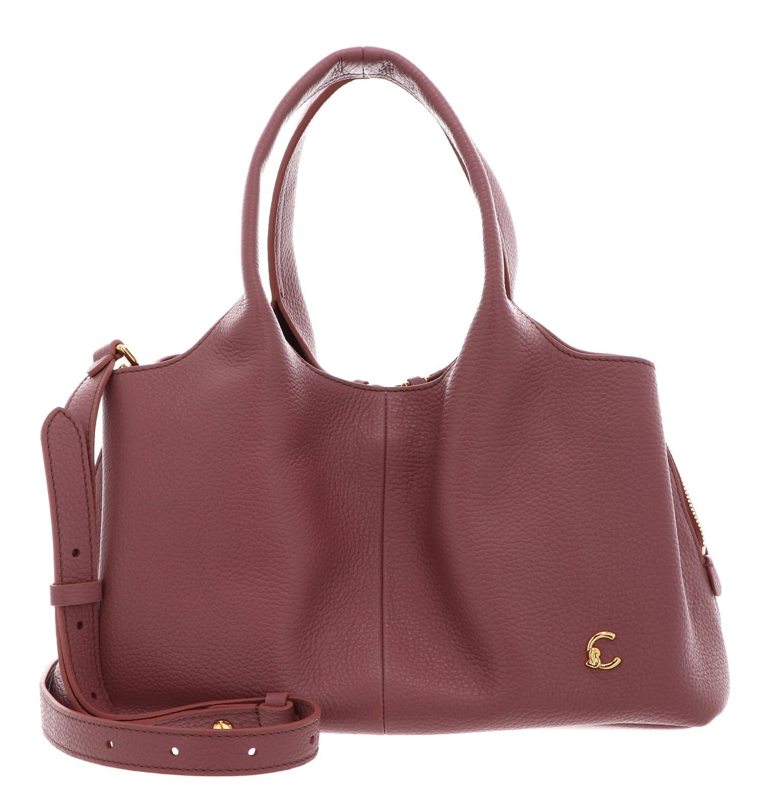 COCCINELLE Handtasche Handbag Grained Leather, aus echtem Rindsleder