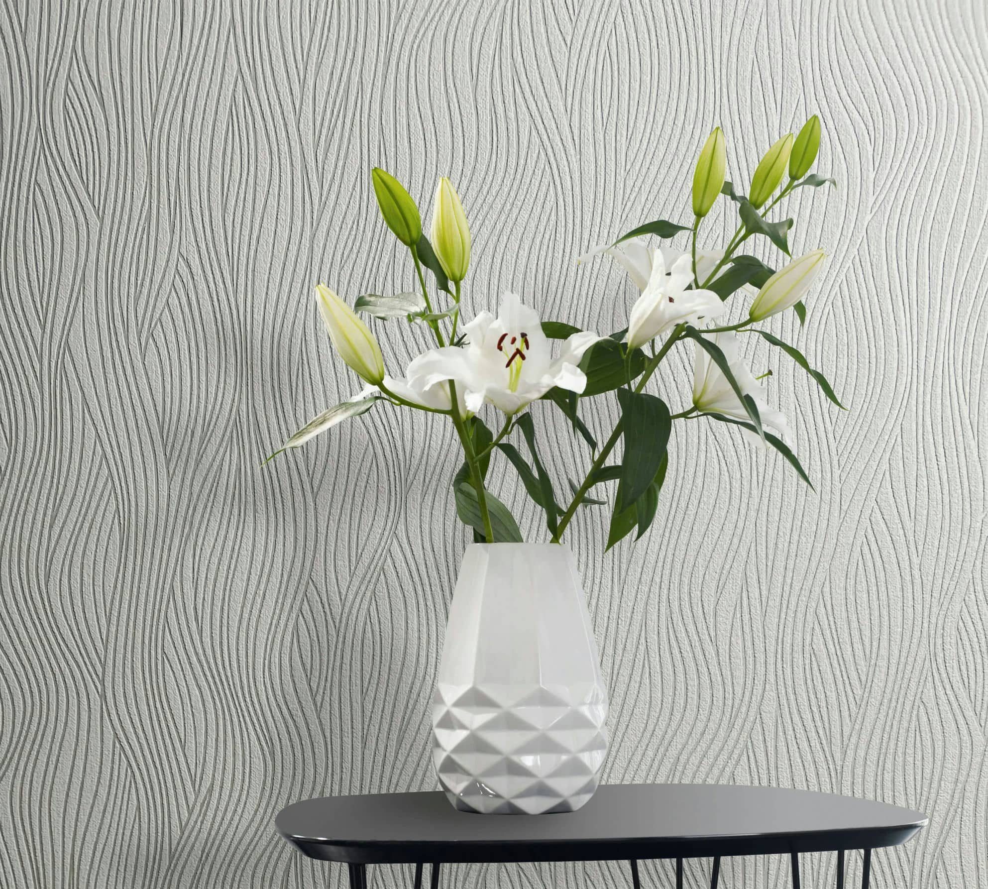 Marburg Vliestapete Serene Stripes, Streifen, moderne günstig online kaufen