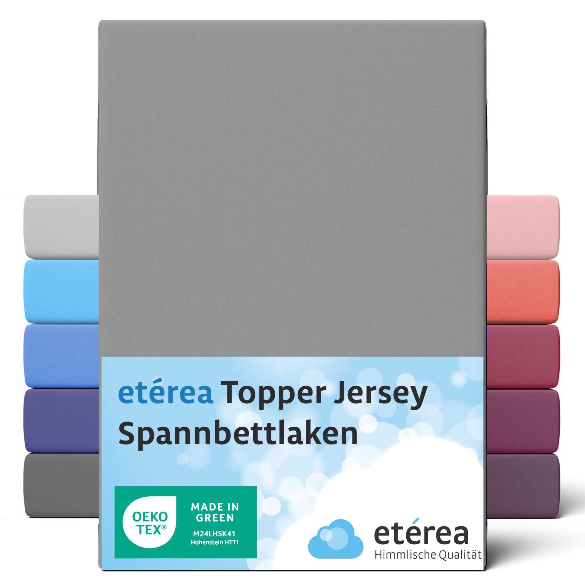 etérea Himmlische Qualität Натяжные простыни etérea Comfort Jersey Topper Натяжные простыни, Jersey, Gummizug: rundum, (1 Stück)