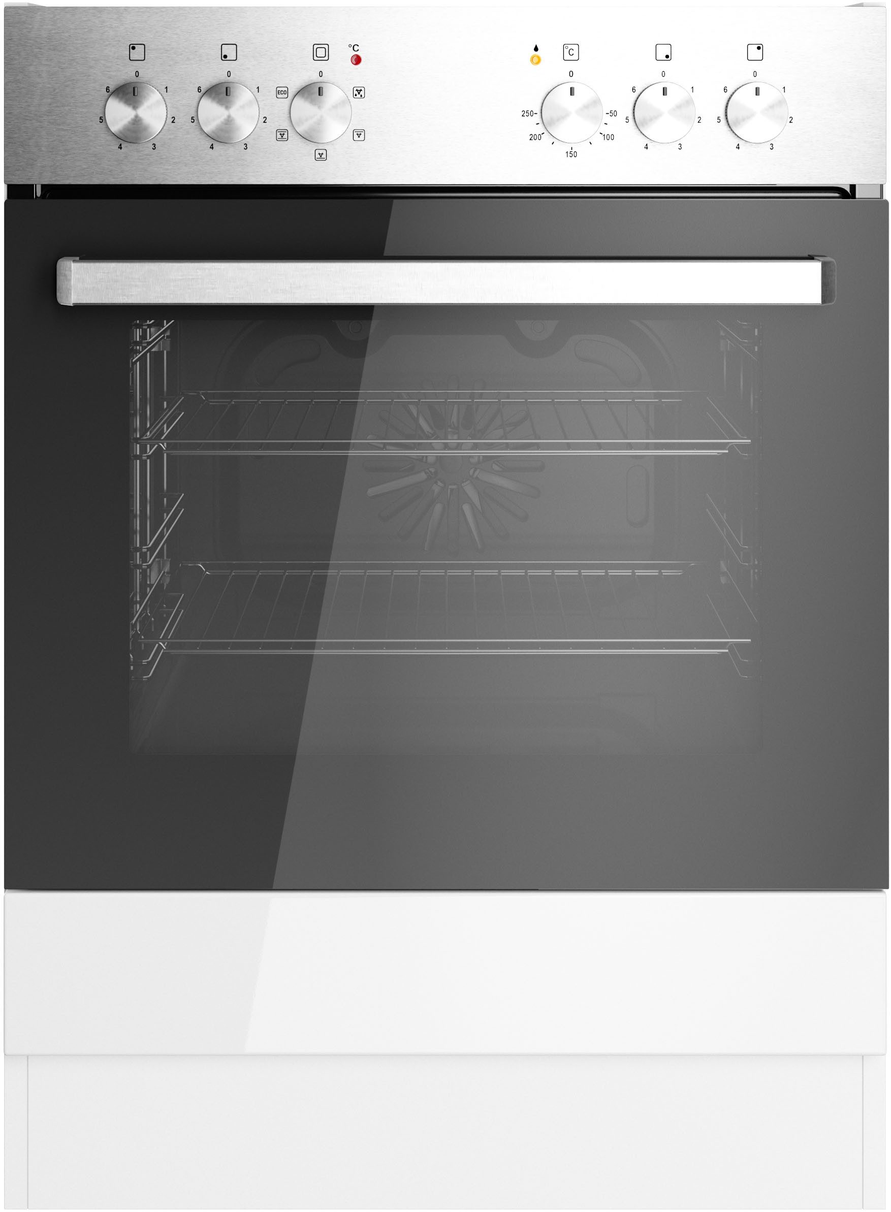 KOCHSTATION Herdumbauschrank KS-Milan Herdumbauschrank 60 cm, matte oder hochglänzende Fronten