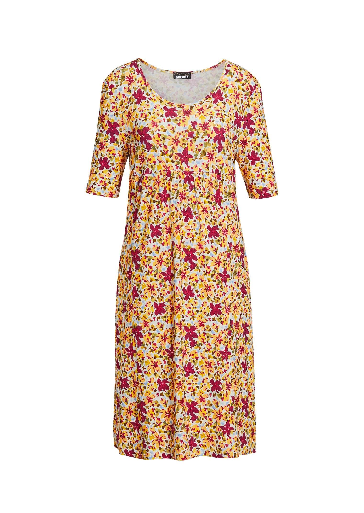 GOLDNER Druckkleid Elastisches Jerseykleid mit modischem günstig online kaufen